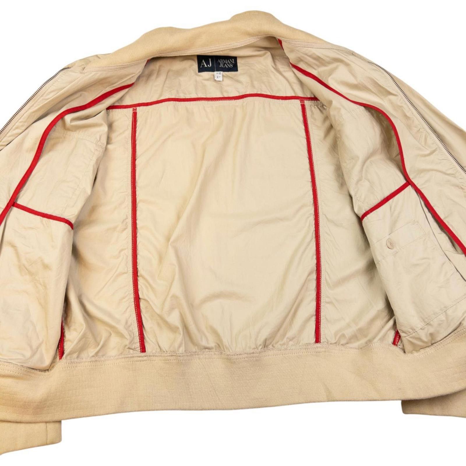 Designer Vintage Armani Jeans Zip Up Jacket Size S Size US S / EU 44-46 / 1 - 4 Thumbnail