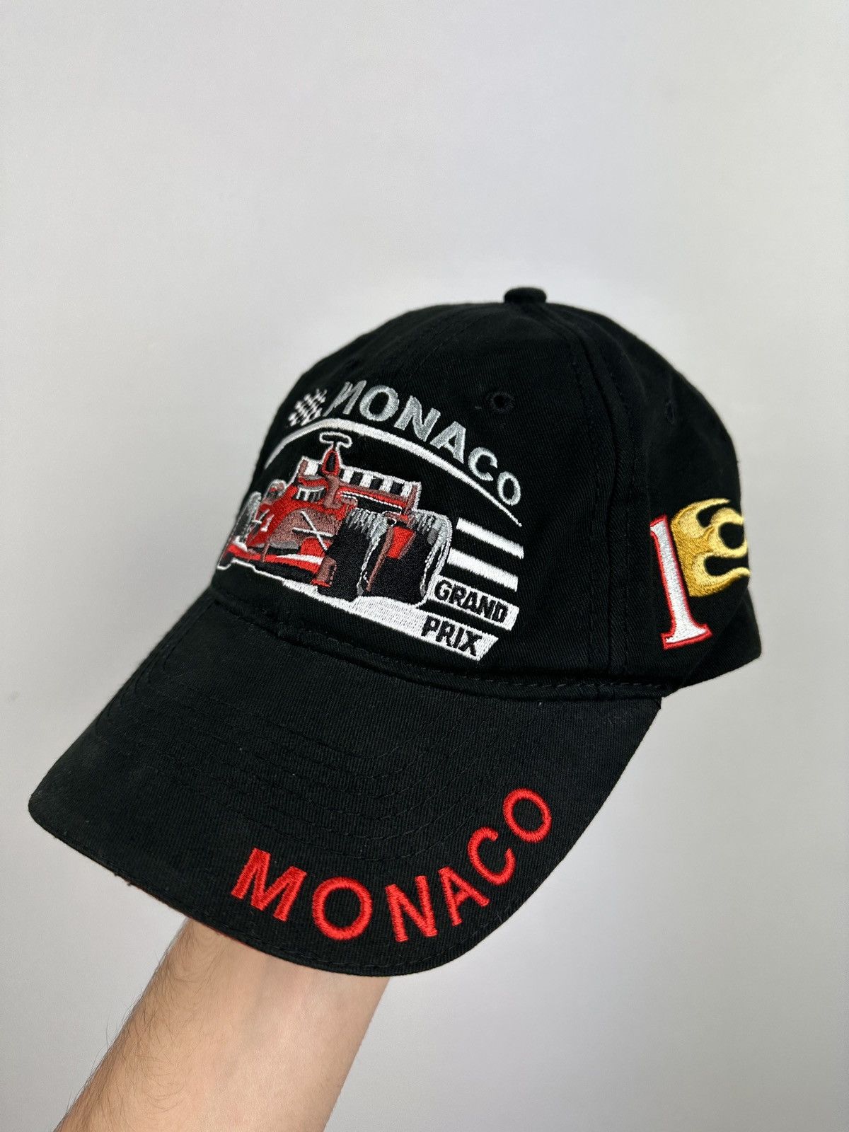 Formula 1 × Vintage 🏎️Vintage Grand Prix Monaco Racing Cap F1 NASKAR Size ONE SIZE - 3 Thumbnail