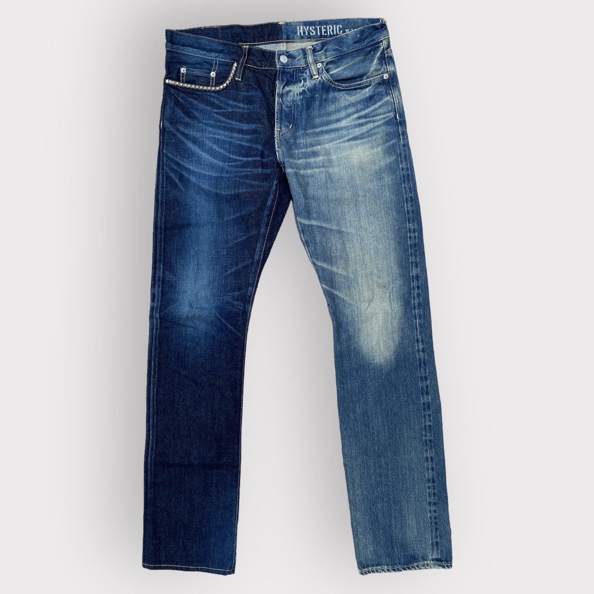 Hysteric Glamour SS14 Hysteric Glamour Two Tone Hybrid Corolla Jeans Size US 34 / EU 50 - 1 Thumbnail