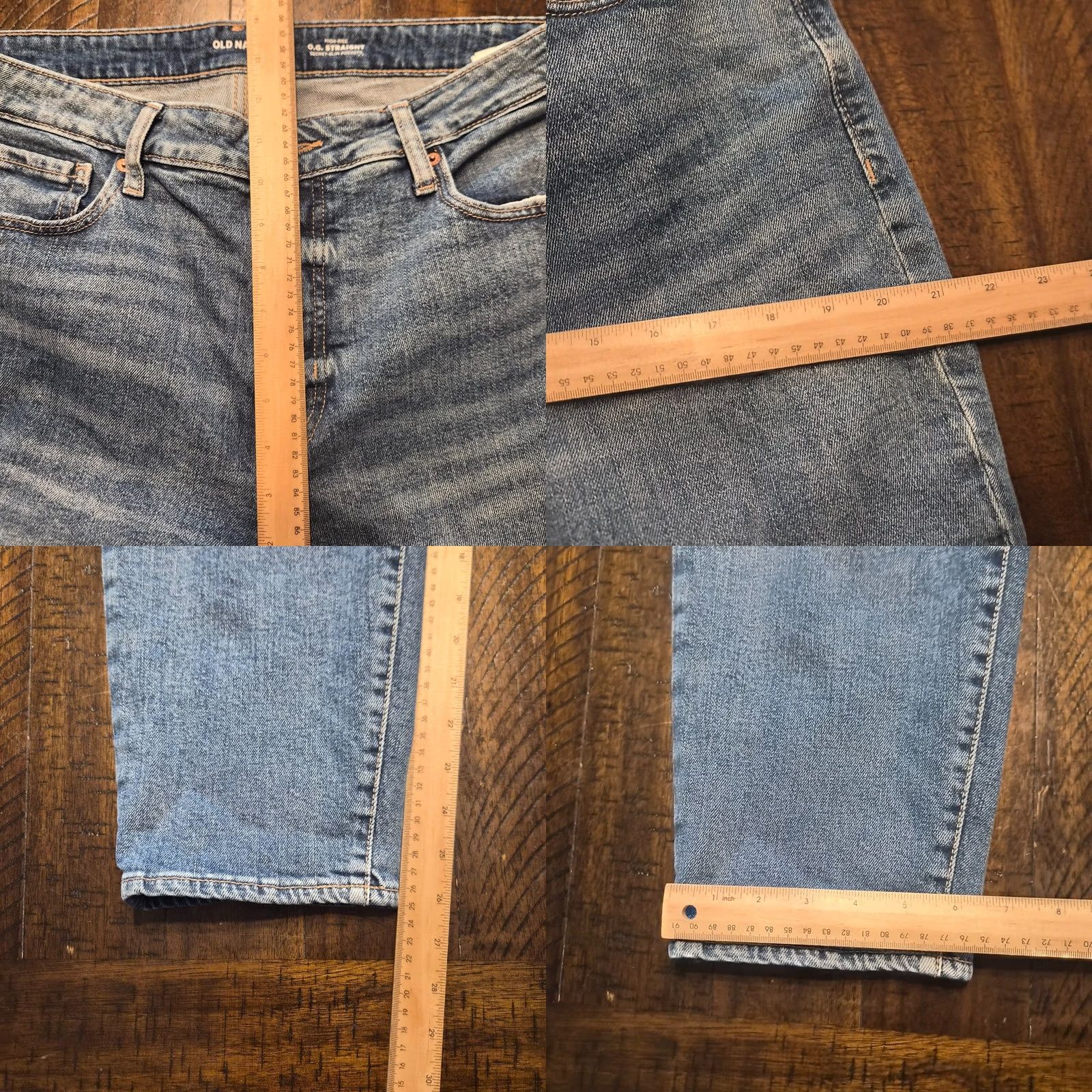 Old Navy Old Navy Women Jeans 16 Petite 16P High Rise Straight Blue Denim Size 38" / US 16 / IT 52 - 8 Thumbnail