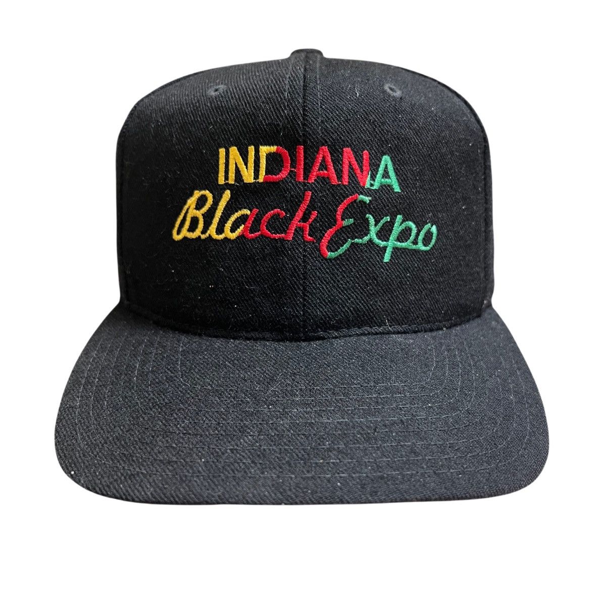 Vintage Indiana Black Expo Script Event Promo Snapback Hat Vintage Size ONE SIZE - 2 Thumbnail