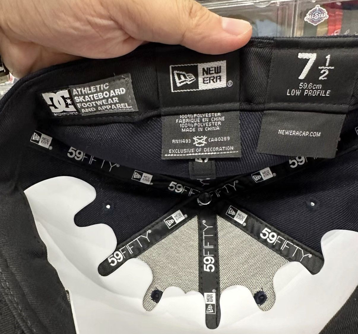 New Era New Era × DC Shoes (DCSHOECOUSA) Flat Brim Baseball Cap J32 Size ONE SIZE - 5 Thumbnail