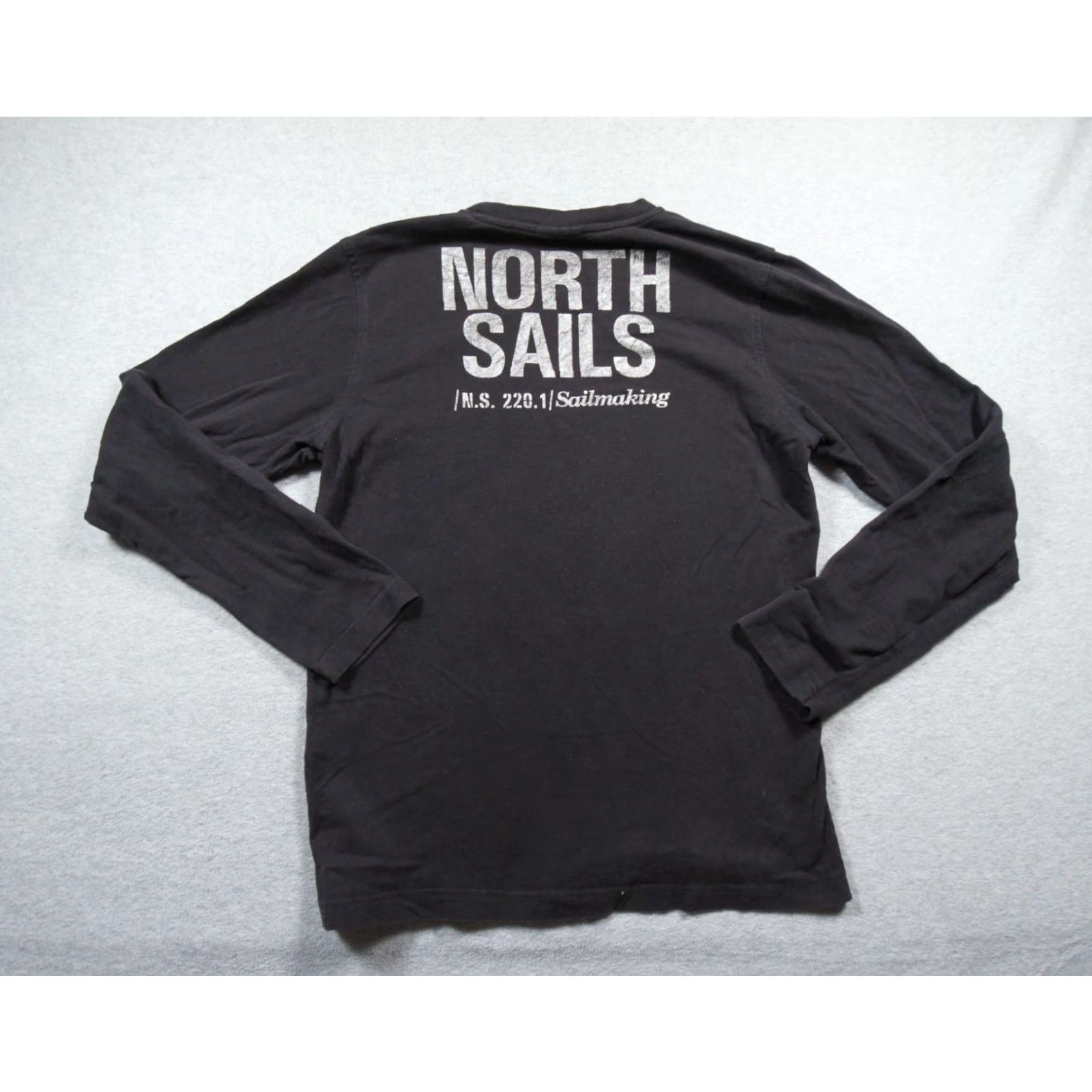 Vintage North Sails Shirt Womens Large Black Long Sleeve Crewneck Tee Ladies Graphic Tee Size L / US 10 / IT 46 - 5 Thumbnail