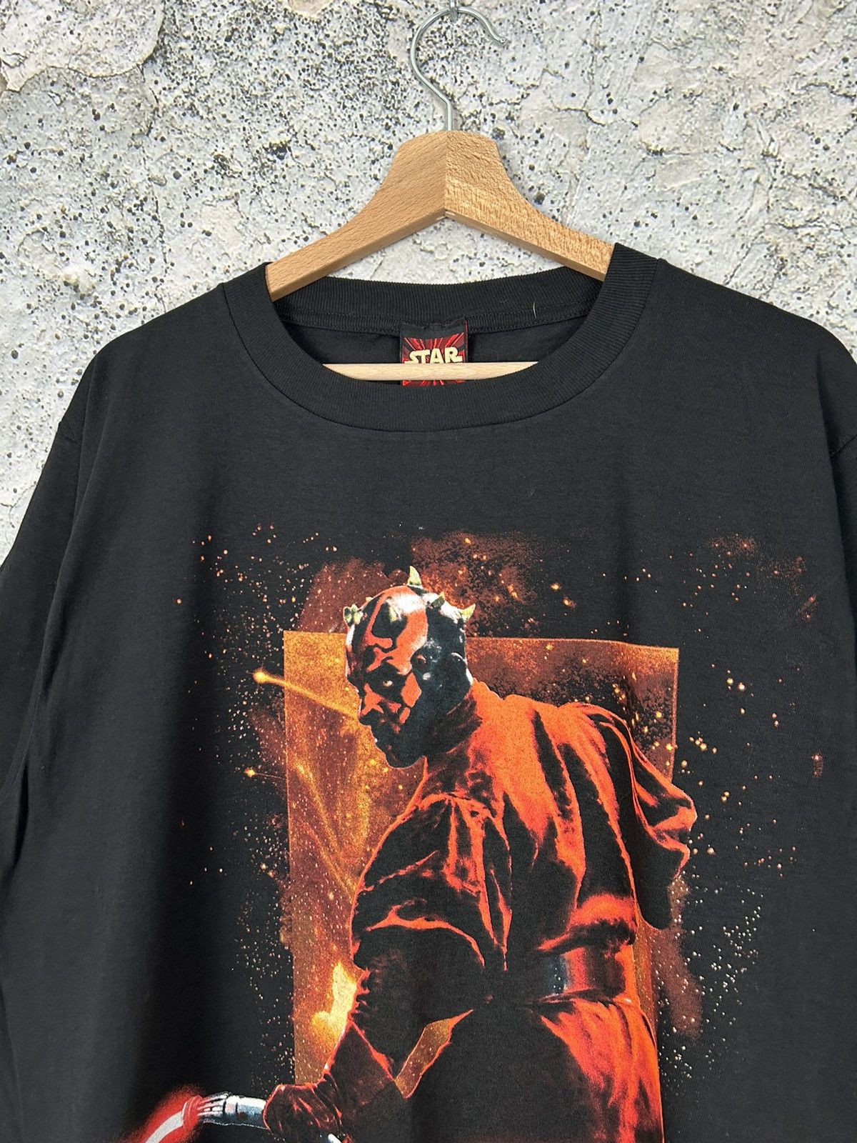 Star Wars Vintage Star Wars Darth Maul 90s Movie Graphic Tee Rare Size US L / EU 52-54 / 3 - 4 Thumbnail