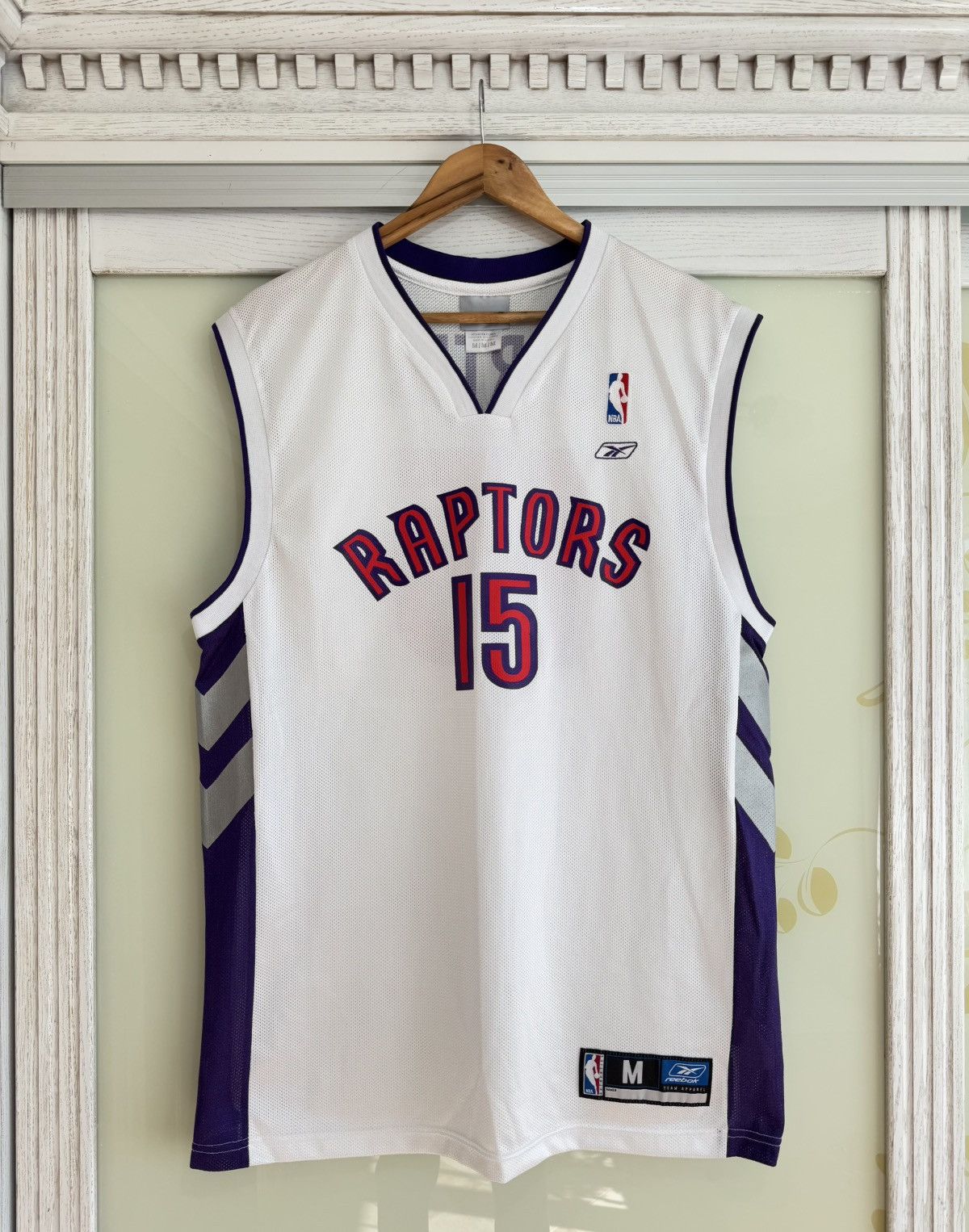 NBA × Reebok × Vintage Vintage Vince Cartet Toronto Raptors NBA Basketball Jersey Size US L / EU 52-54 / 3 - 1 Thumbnail