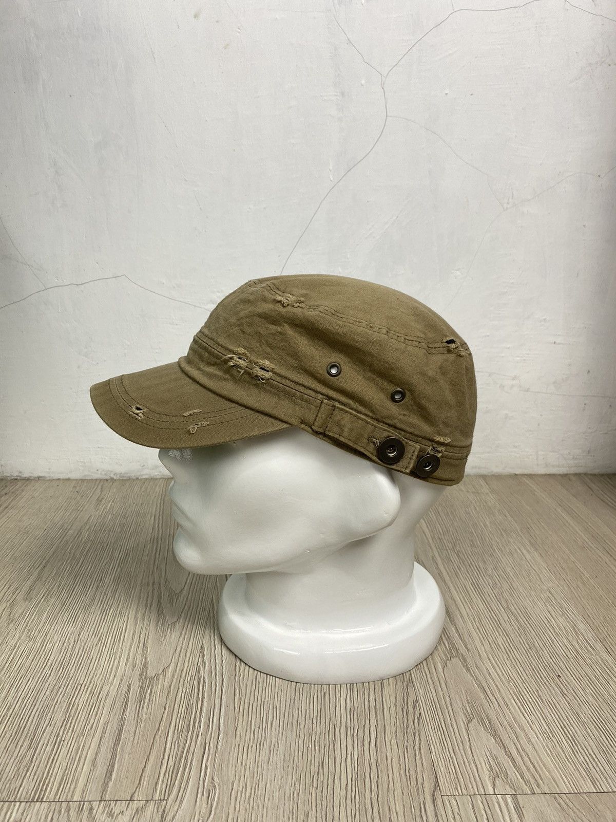 Hysteric Glamour × If Six Was Nine × Japanese Brand 2000s Distressed cadet patrol hat Size ONE SIZE - 1 Thumbnail