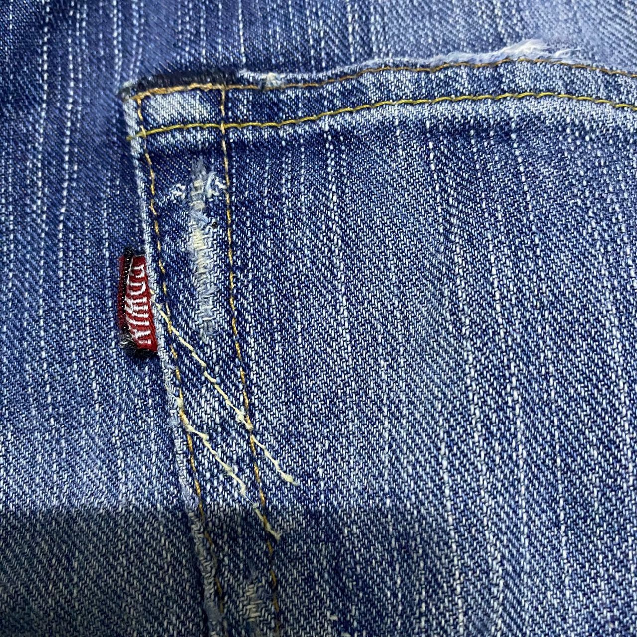 Edwin 💥Flare💥Vintage Edwin Exclusive Vintage Distressed Denim Size US 33 - 14 Thumbnail