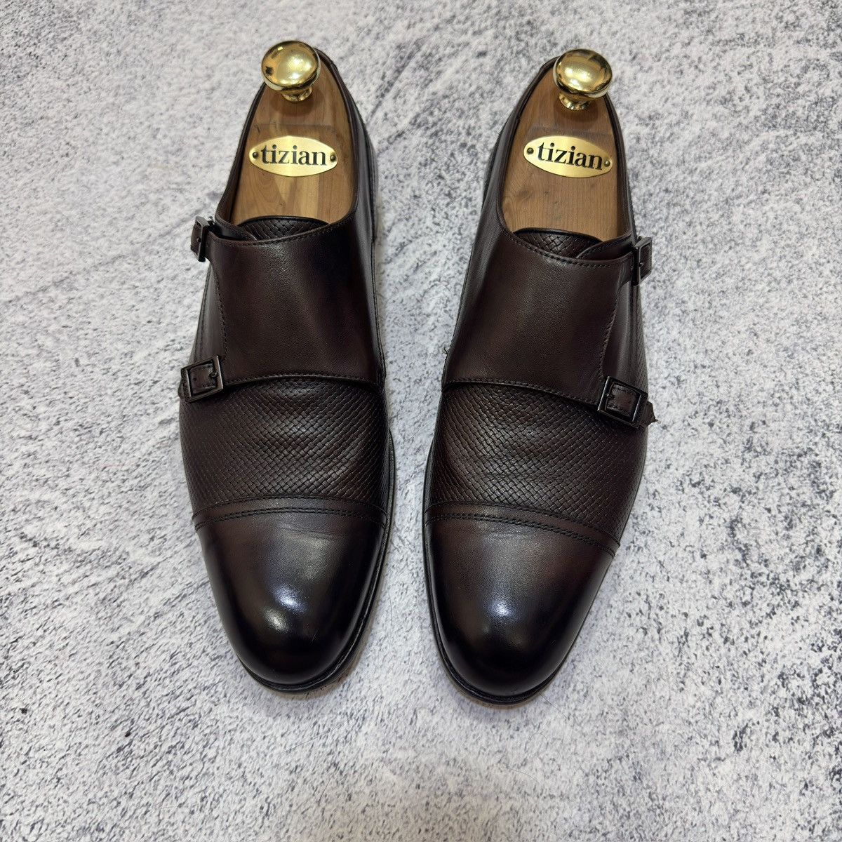 Hugo Boss Hugo Boss Dark Brown Welted Double Monk Shoes US9 UK8 EU42 Size US 9 / EU 42 - 8 Thumbnail