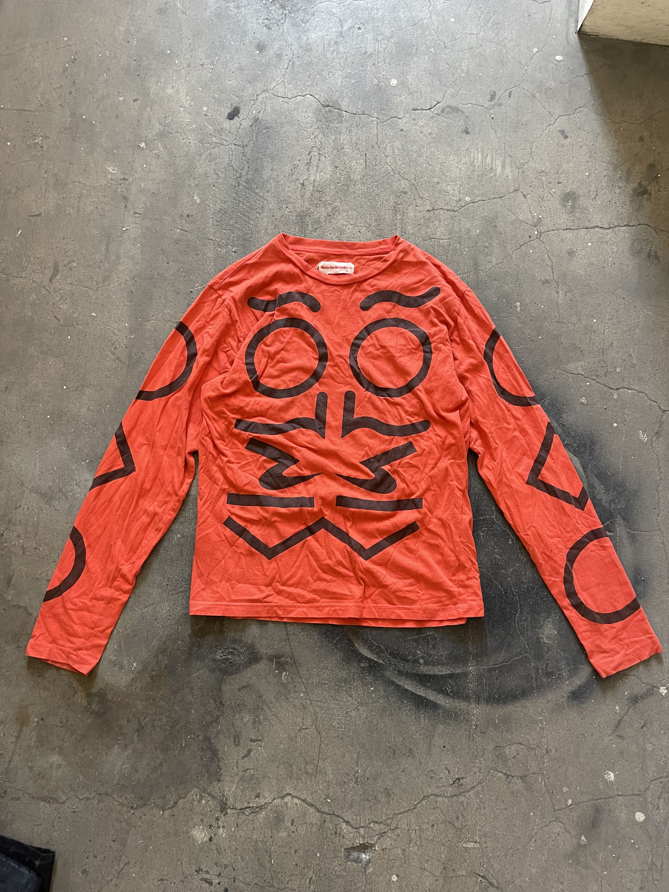 W&LT × Walter Van Beirendonck Puk Puk Orange Long Sleeve | Grailed