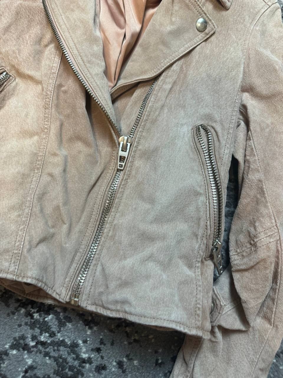 BLANKNYC × Japanese Brand Vintage BLANKNYC Wildleder Motorradjacke Sand Stoner Suede Size M / US 6-8 / IT 42-44 - 4 Thumbnail