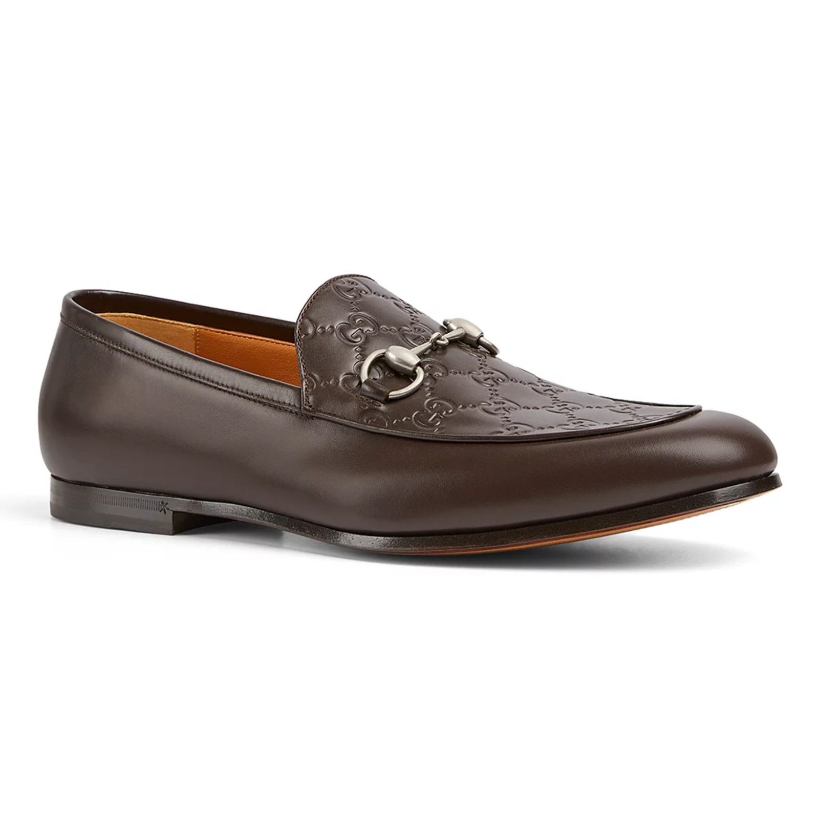 Gucci Mens Leather Horsebit Loafer Flat G 12 US 13