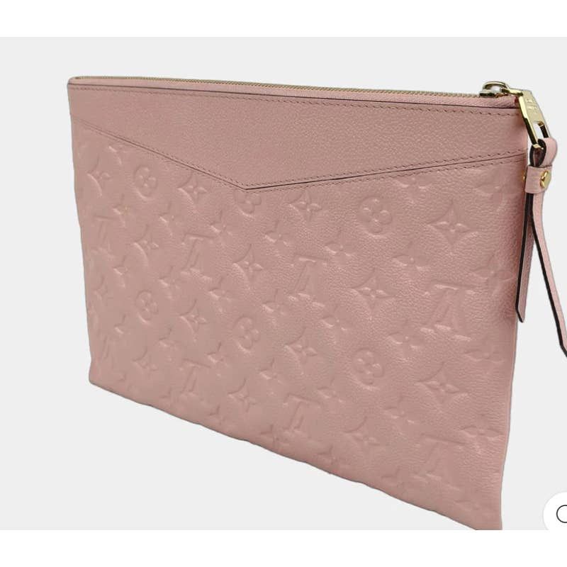 image of Louis Vuitton Empreinte Rose Pouch in Pink, Women's