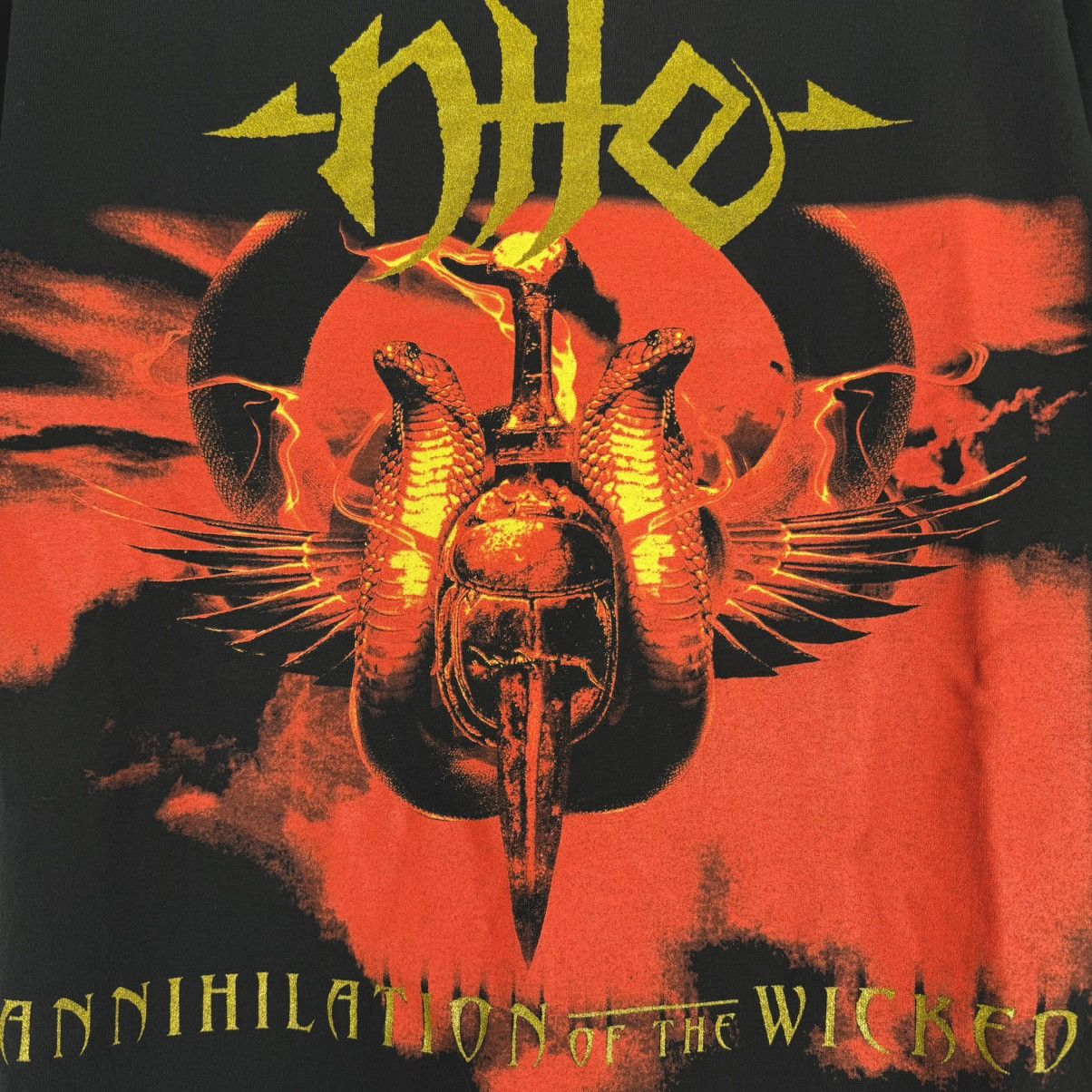 Band Tees Vintage 2005 Nile Annihilation of the Wicked Tour T Shirt Size US L / EU 52-54 / 3 - 4 Thumbnail
