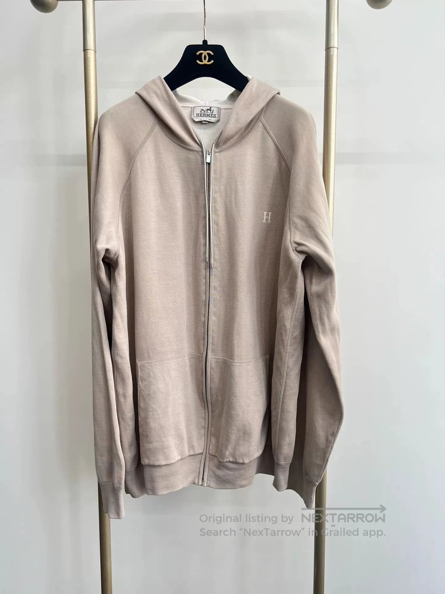 Hermes Hermes H Logo Knit Hooded Jacket XXL. Size US XXL / EU 58 / 5 - 1 Thumbnail