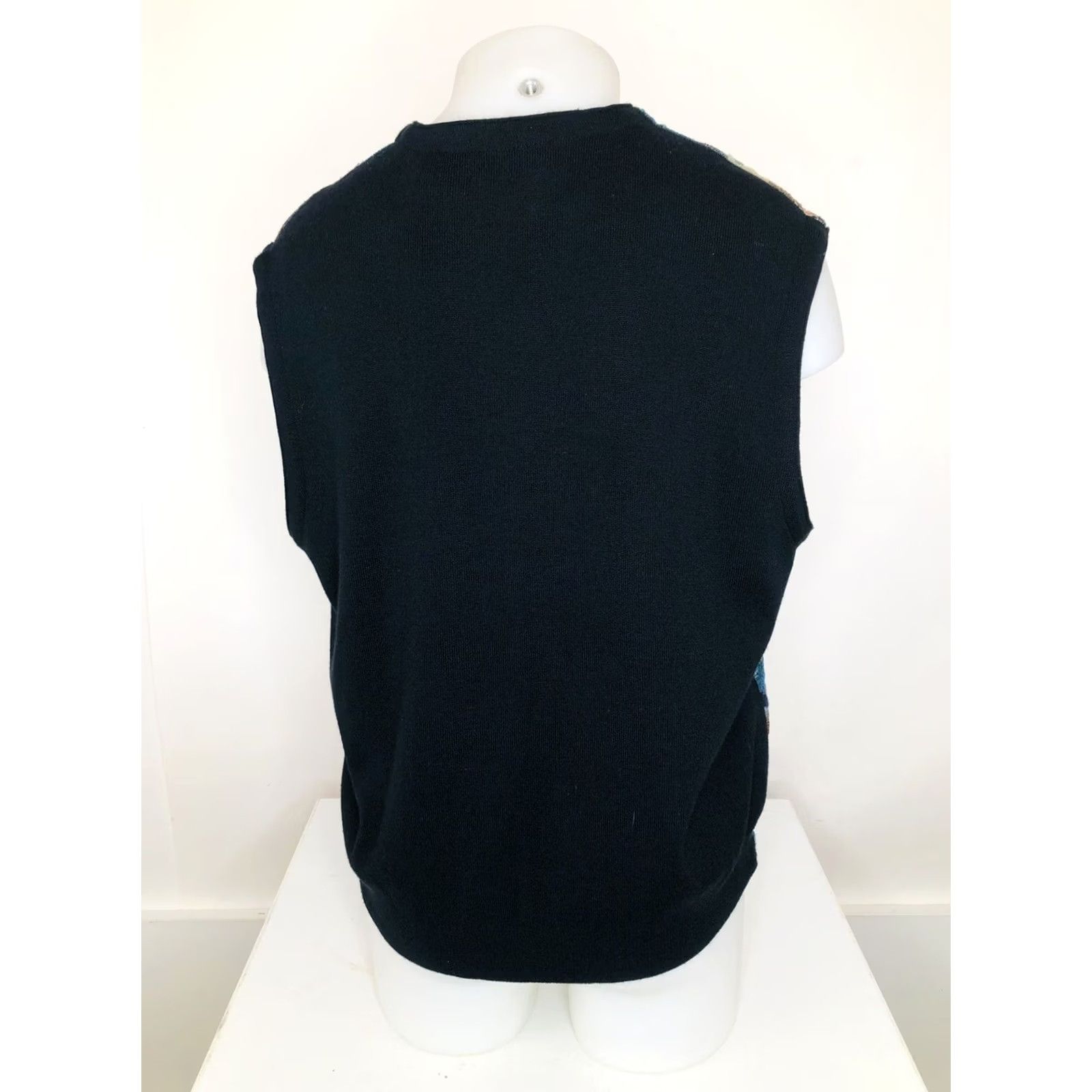 Neiman Marcus Neiman Marcus Wool Blend Horse Racing Equestrian Sweater Vest M Multicolor Mens Size US M / EU 48-50 / 2 - 4 Thumbnail