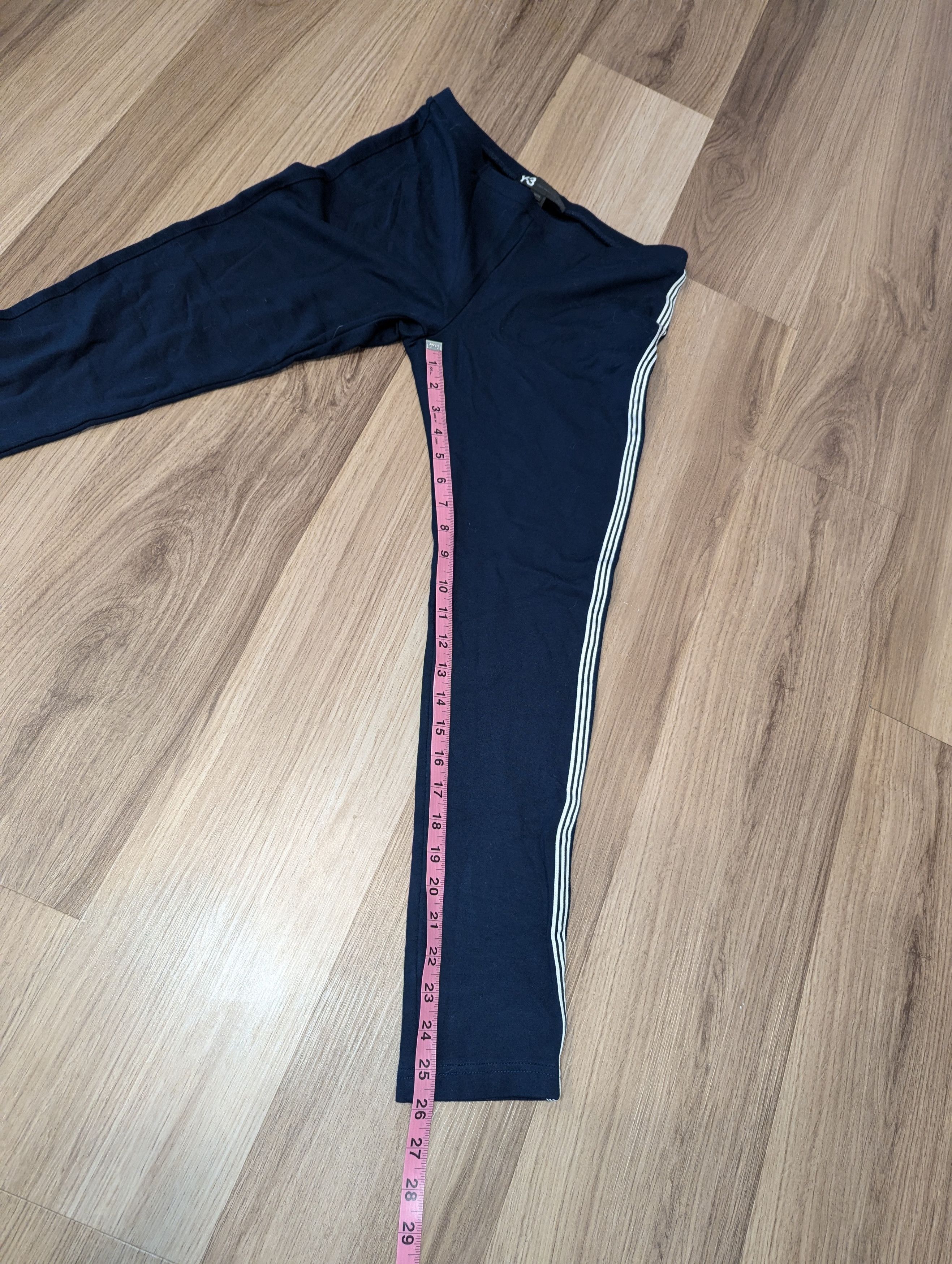 Y-3 Y-3 Leggings Women Medium (Small, 27") Navy Yoga Stretch Size 27" / US 4 / IT 40 - 4 Thumbnail