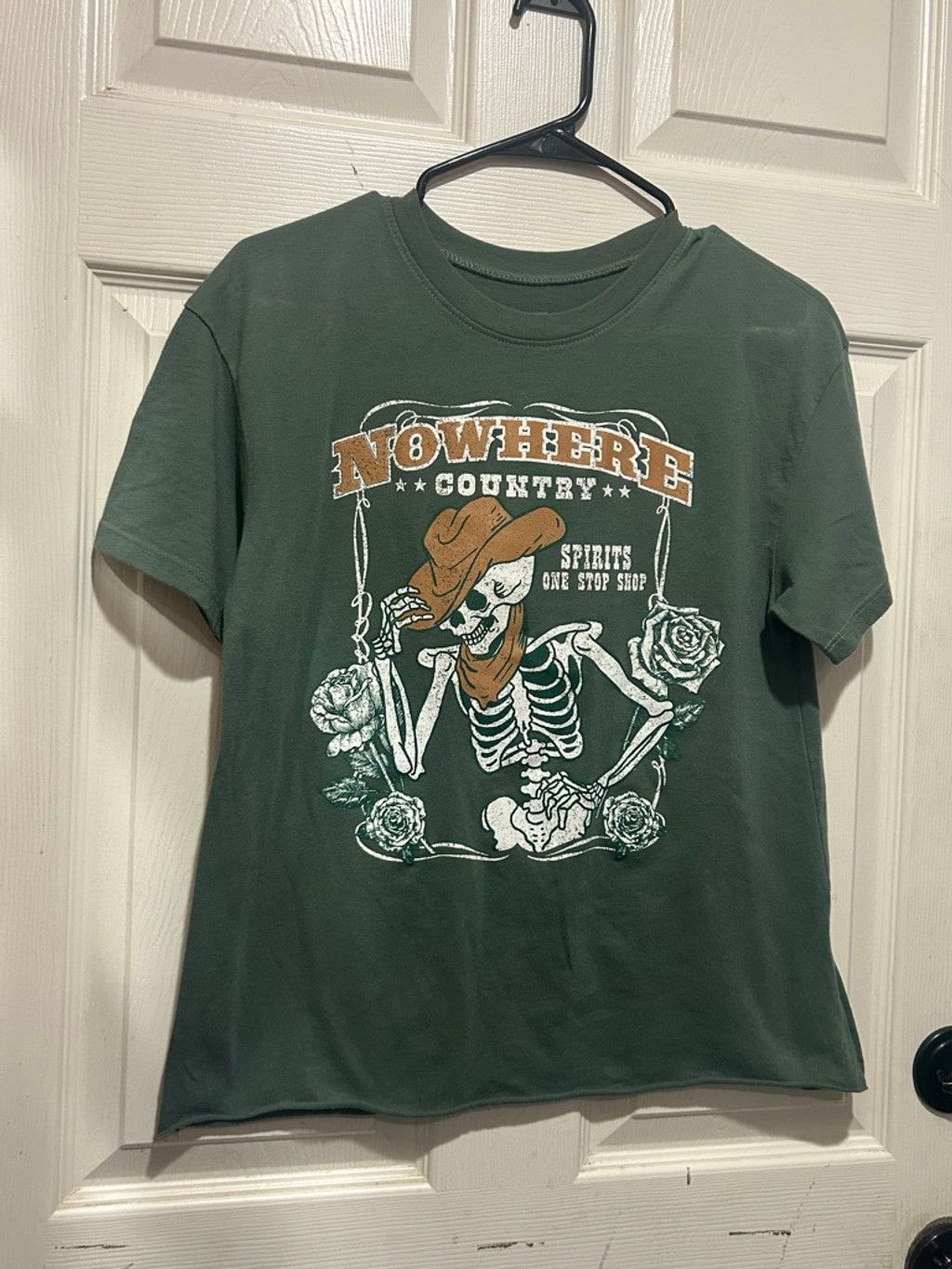 A.W.A.K.E. MODE AWAKE Green Nowhere Country Skeleton Short Sleeve Tee M Size M / US 6-8 / IT 42-44 - 1 Thumbnail