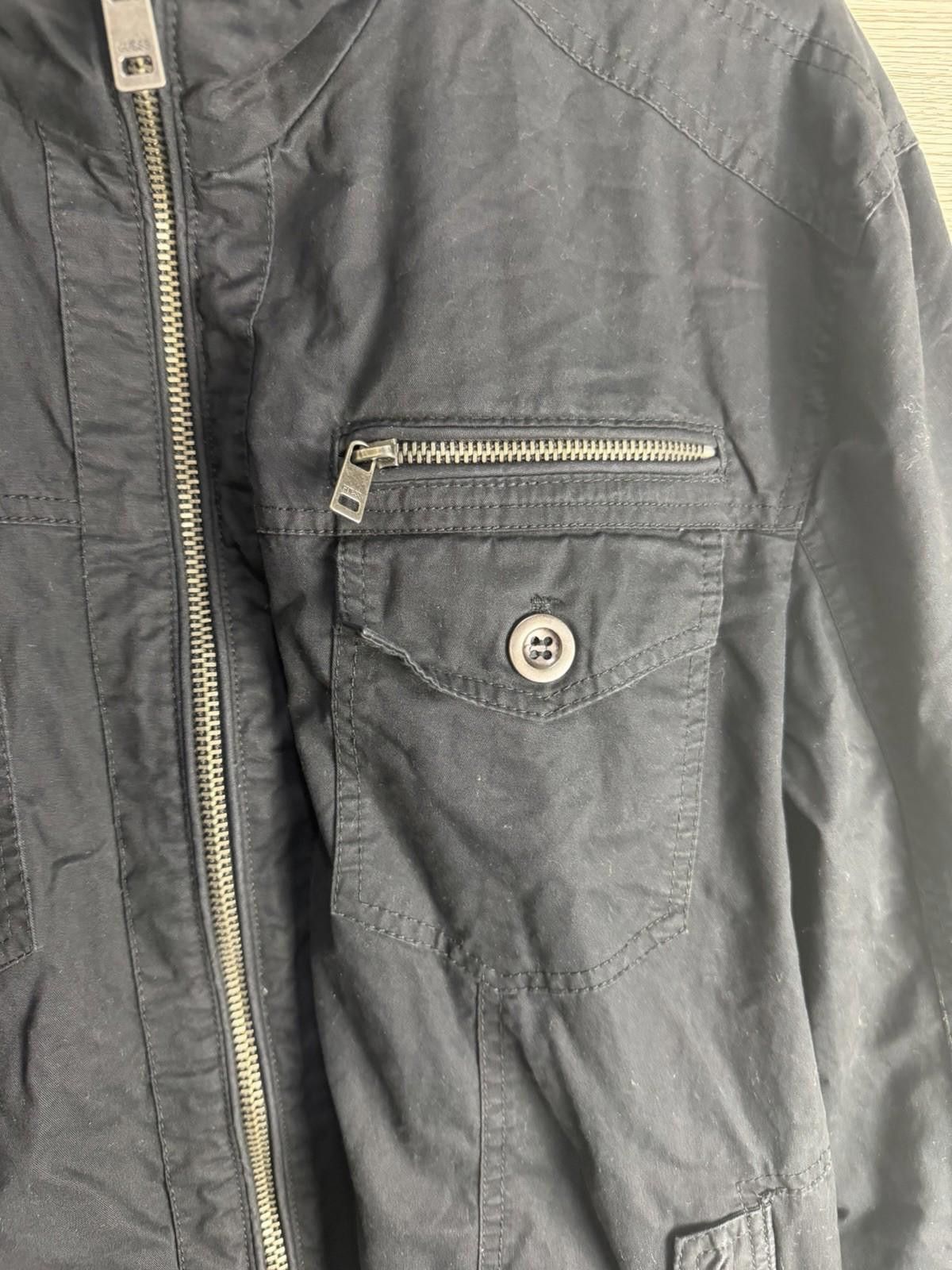 Guess Vintage Look Guess Men's Classic Black Bomber Jacket Size L Size US L / EU 52-54 / 3 - 5 Thumbnail