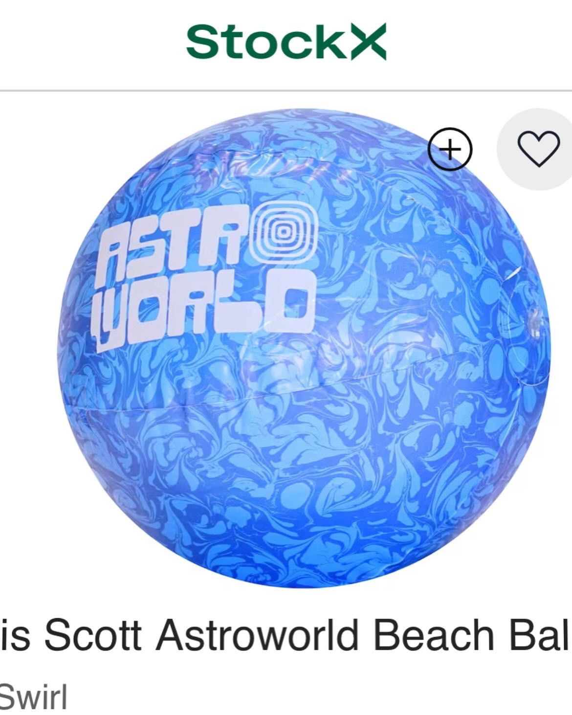 Travis Scott Travis Scott world tour Beachball Size ONE SIZE - 2 Thumbnail