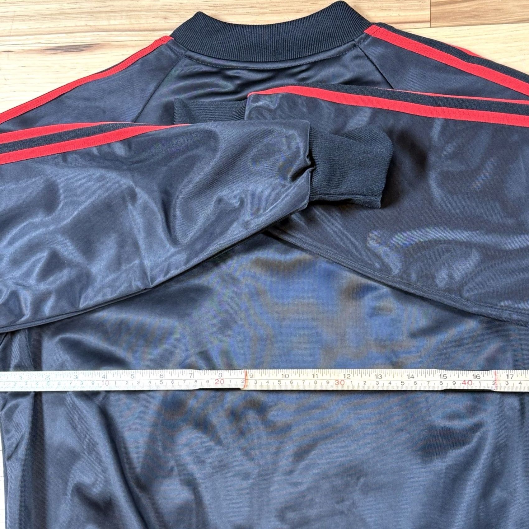 Vintage VINTAGE Apparel Unlimited Tracksuit Set Top Bottom Mens M Regular Black USA Made Activewear USA Smoothed Size 40R - 5 Thumbnail