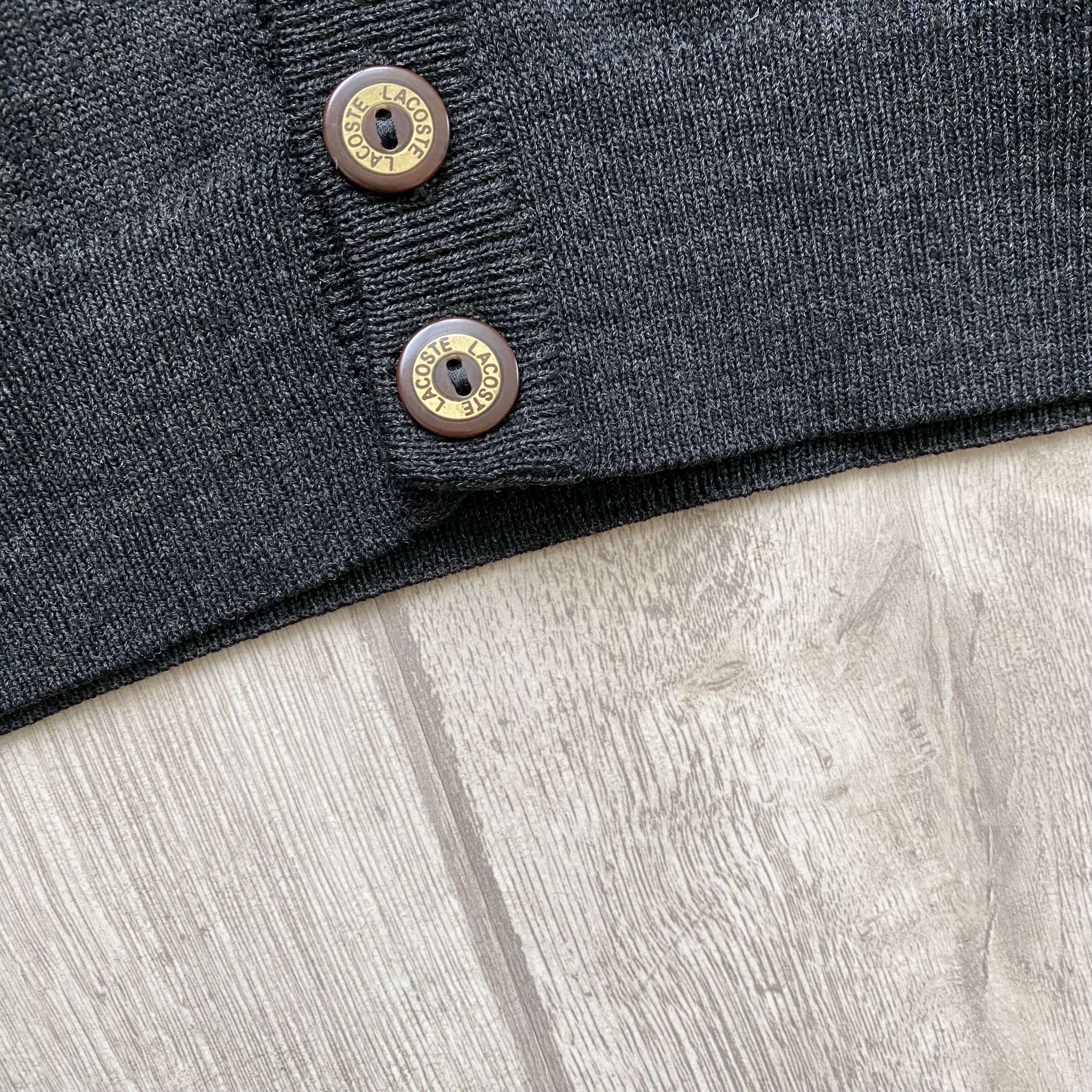 Lacoste 🐊 Vintage 80-90s Lacoste Wool Sweater Vest Made in France Size US XL / EU 56 / 4 - 4 Thumbnail