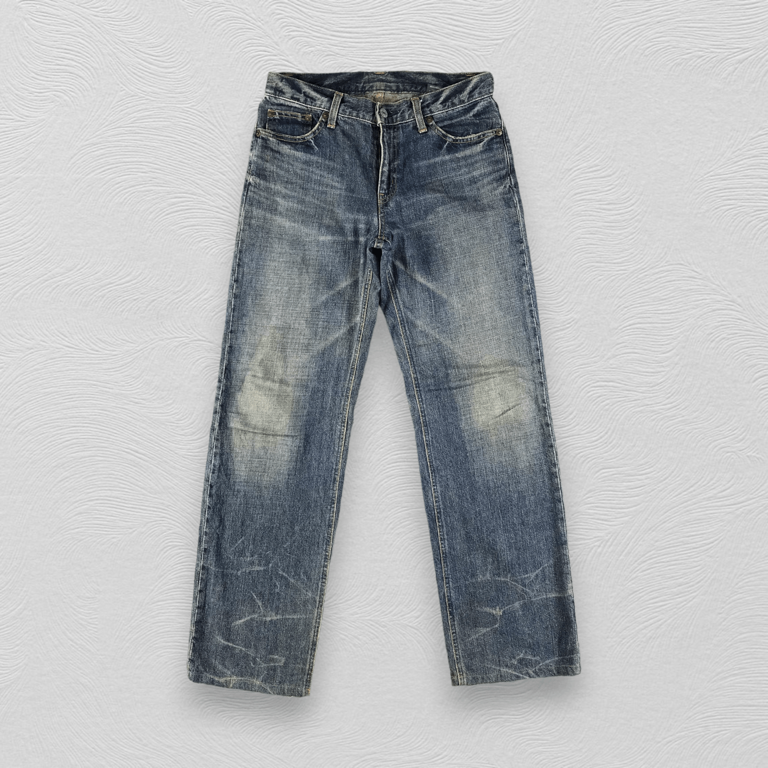 image of Et Boite Jeans Faded Blue Jeans Kj1861, Men's (Size 30)