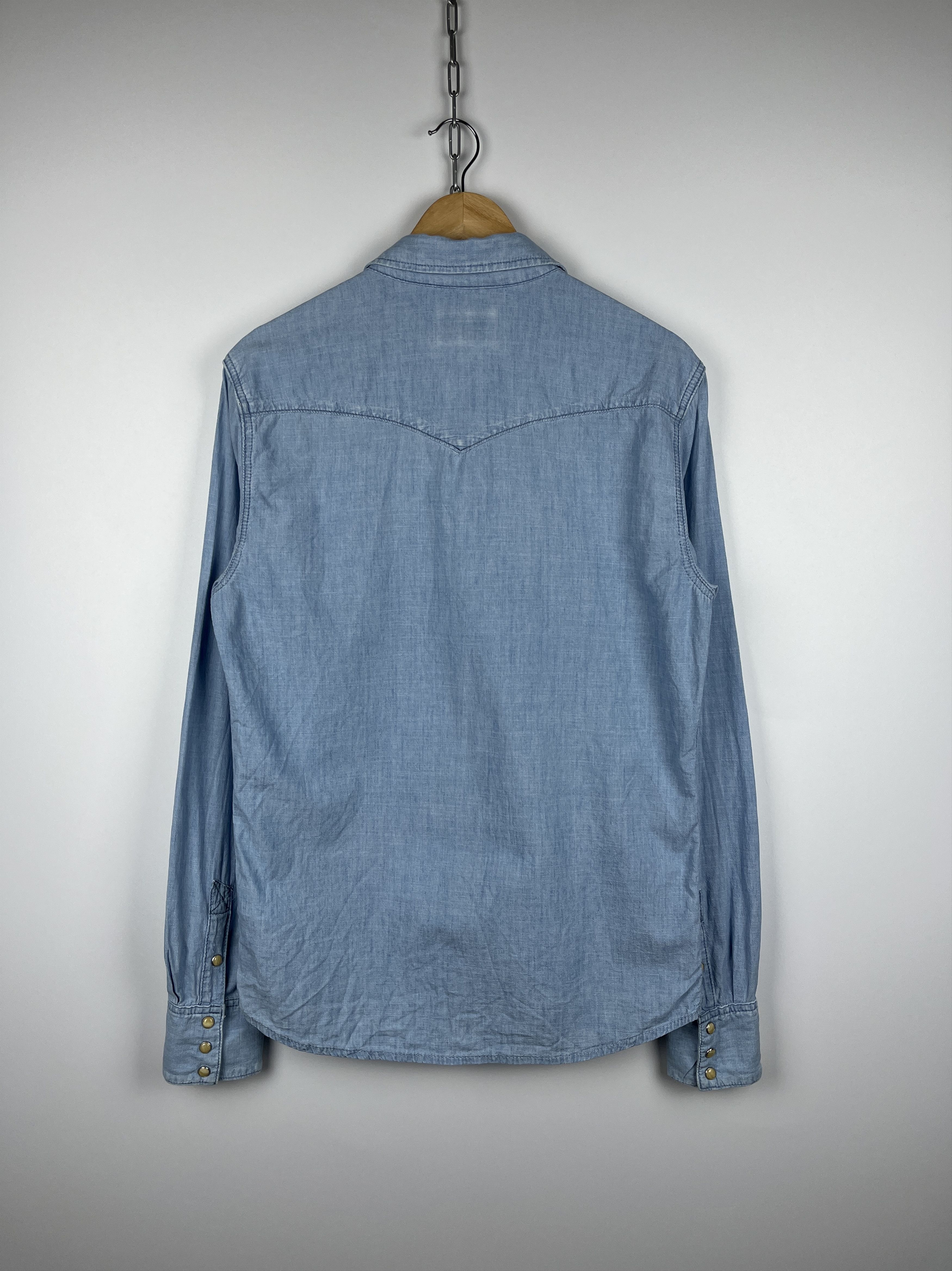 Nudie Jeans Nudie Jeans Jonis Denim Shirt Pearl Snap Button Size US M / EU 48-50 / 2 - 11 Thumbnail