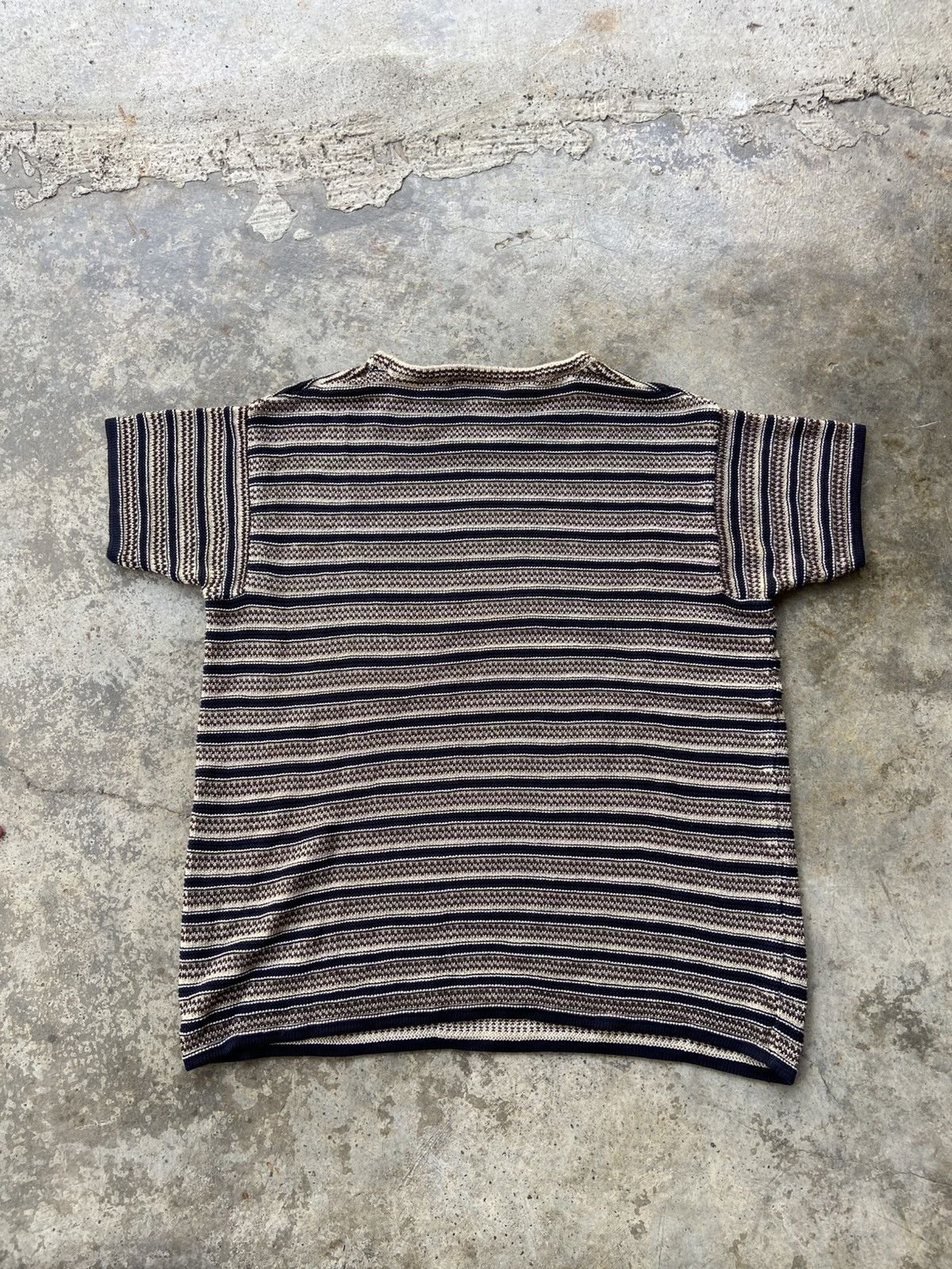 Fendi Archive SS98 Fendi ‘Maglia Striped’ Essential Line Knit Tee Size US L / EU 52-54 / 3 - 4 Thumbnail