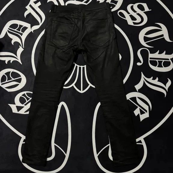 Saint Laurent Paris Saint Laurent Paris Saint Laurent Waxed Denim Pants Size 2 Size US 29 - 2 Thumbnail