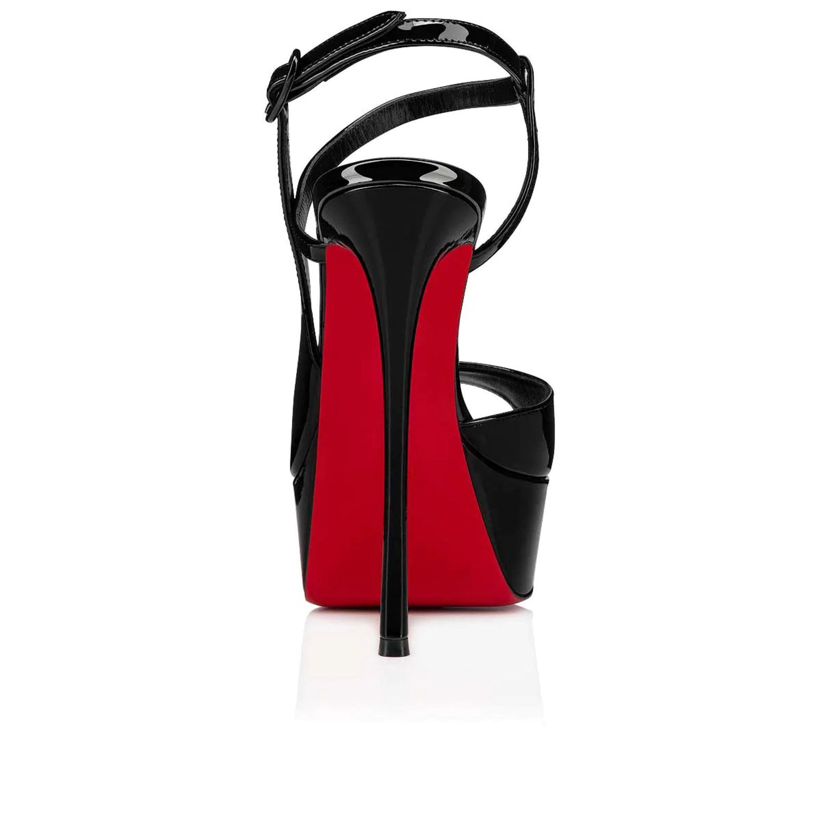 Christian Louboutin So Jenlove Alta 150 Black Platform Sandal Heel Pump 37 Size US 7 / IT 37 - 10 Thumbnail