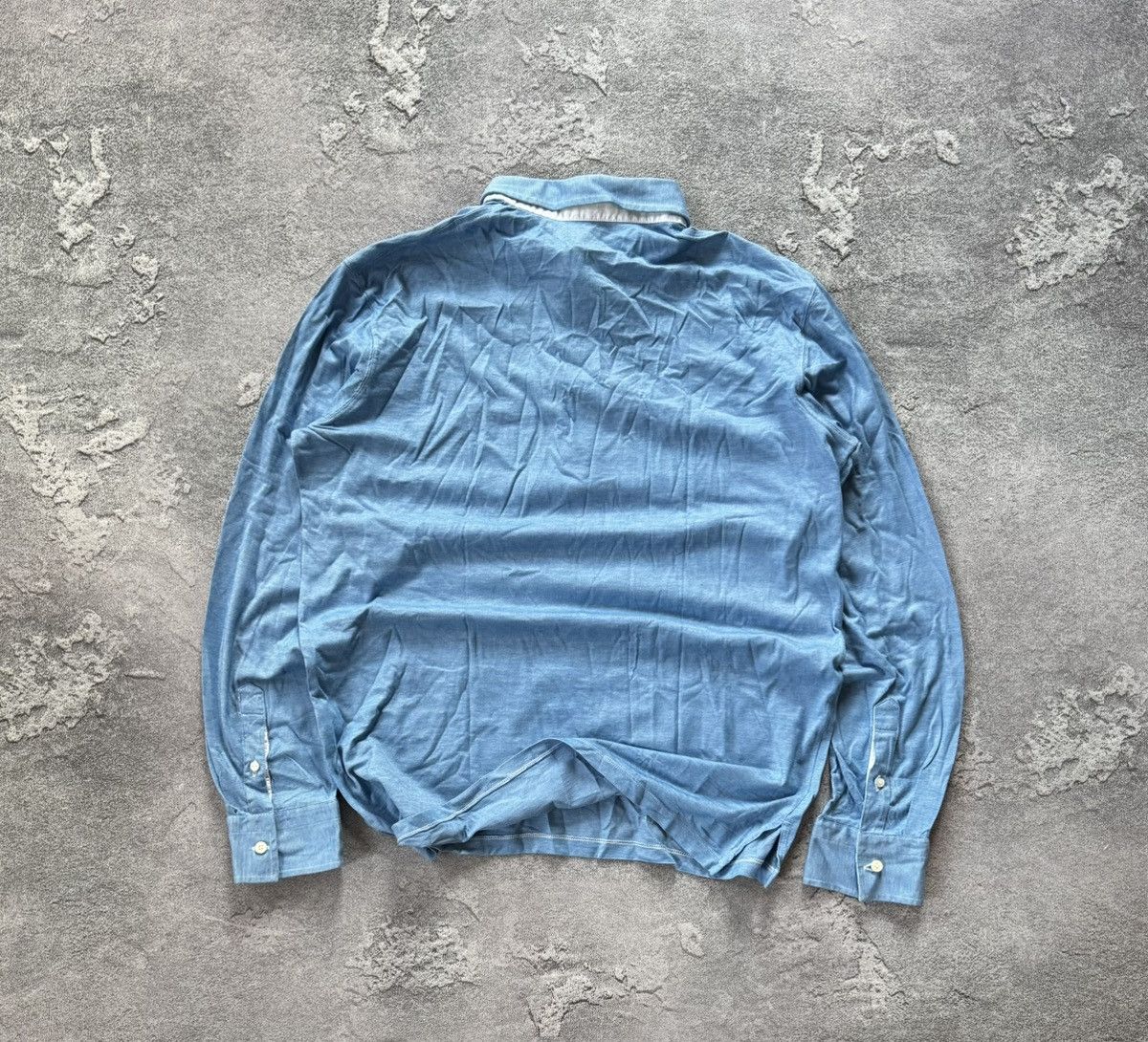 Designer × Gran Sasso Gran Sasso 56 shirt button up polo long sleeve jumper Size US XL / EU 56 / 4 - 13 Thumbnail