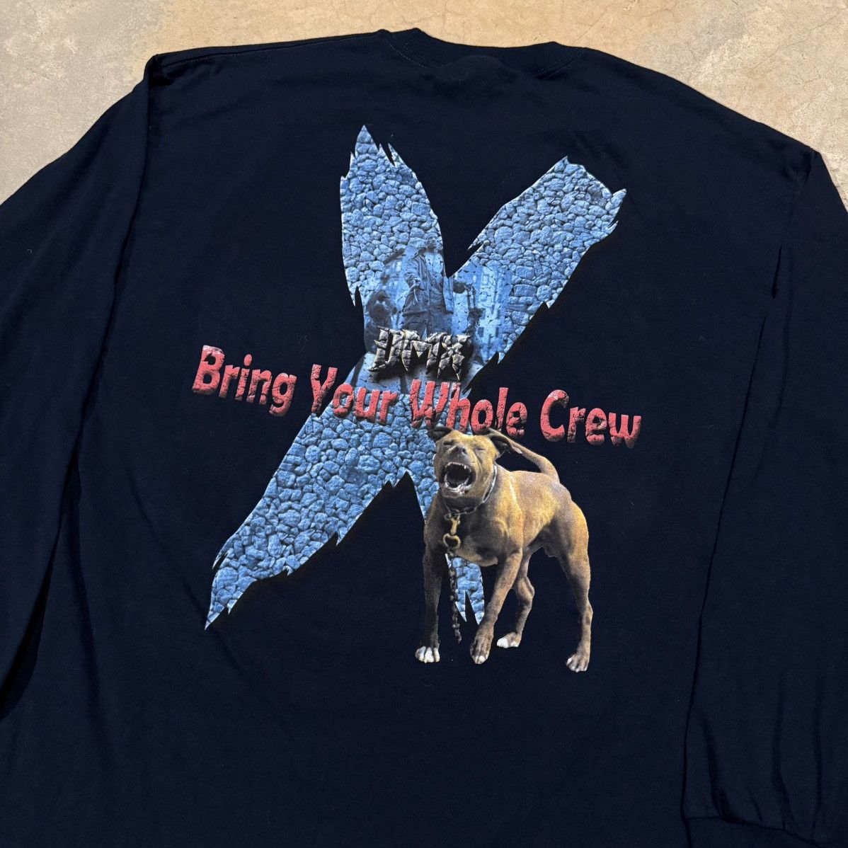 Vintage Vtg 2000 DMX Bring Your Whole Crew Rap Tee Hip Hop Y2K Size US XXL / EU 58 / 5 - 6 Thumbnail