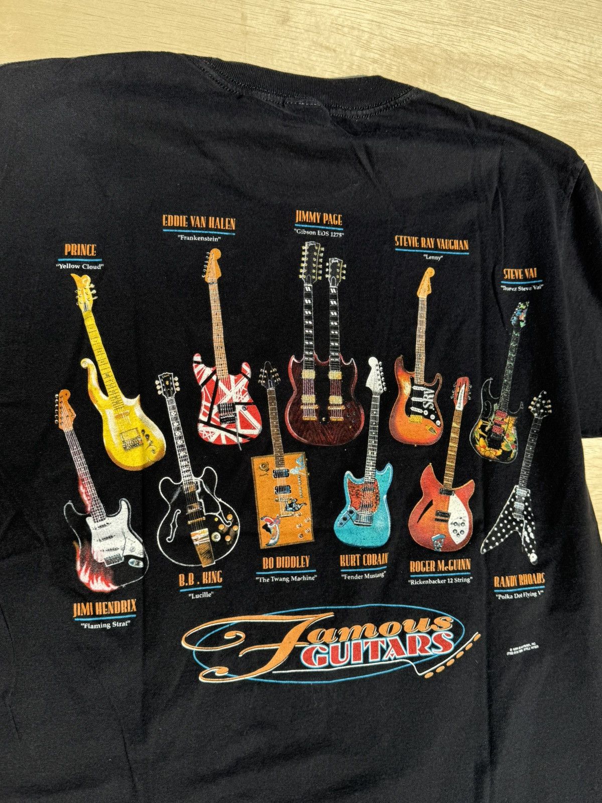 Band Tees × Vintage 1999 Kurt Cobain Famous Guitars Vintage 90’s Rock Band Shirt Size US L / EU 52-54 / 3 - 3 Thumbnail