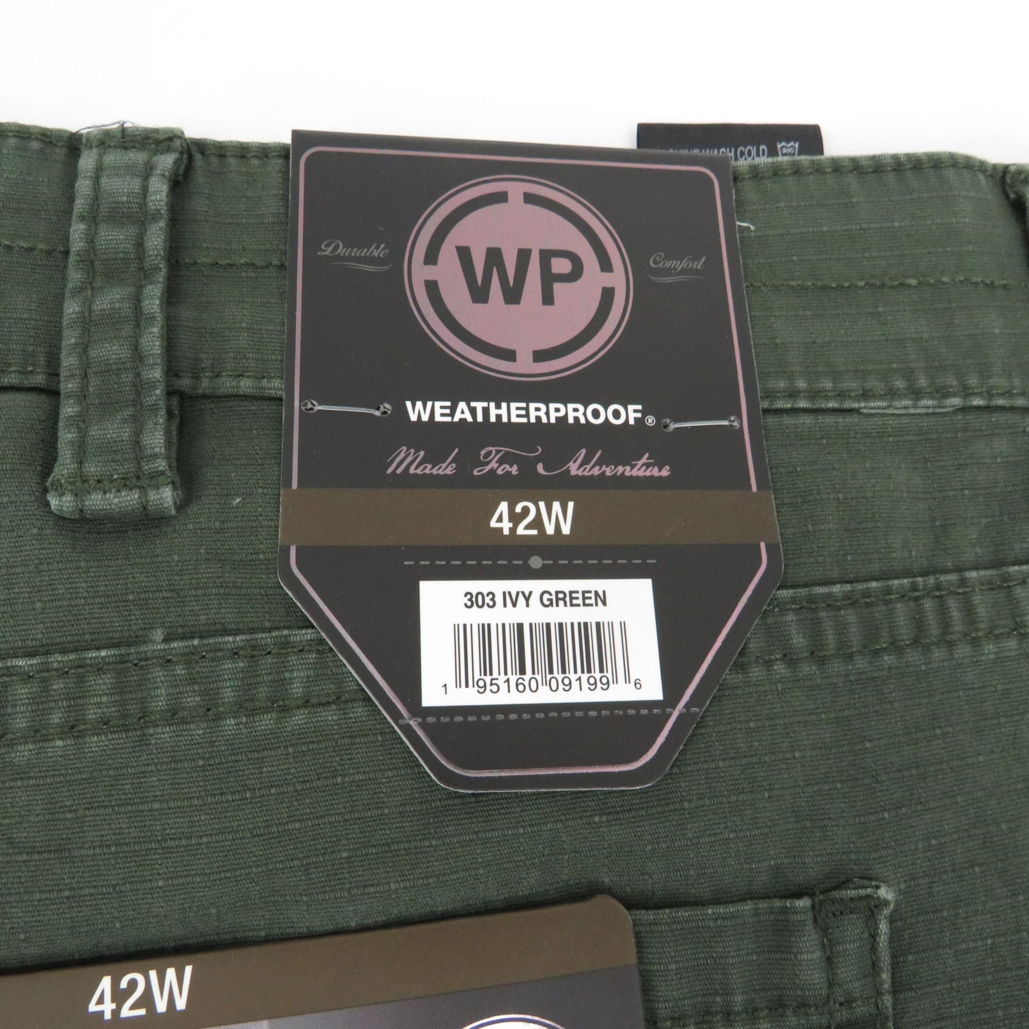 Weatherproof Weatherproof Mens Utility Shorts 42 Ivy Green Stretch Fabric Size US 42 / EU 58 - 4 Thumbnail