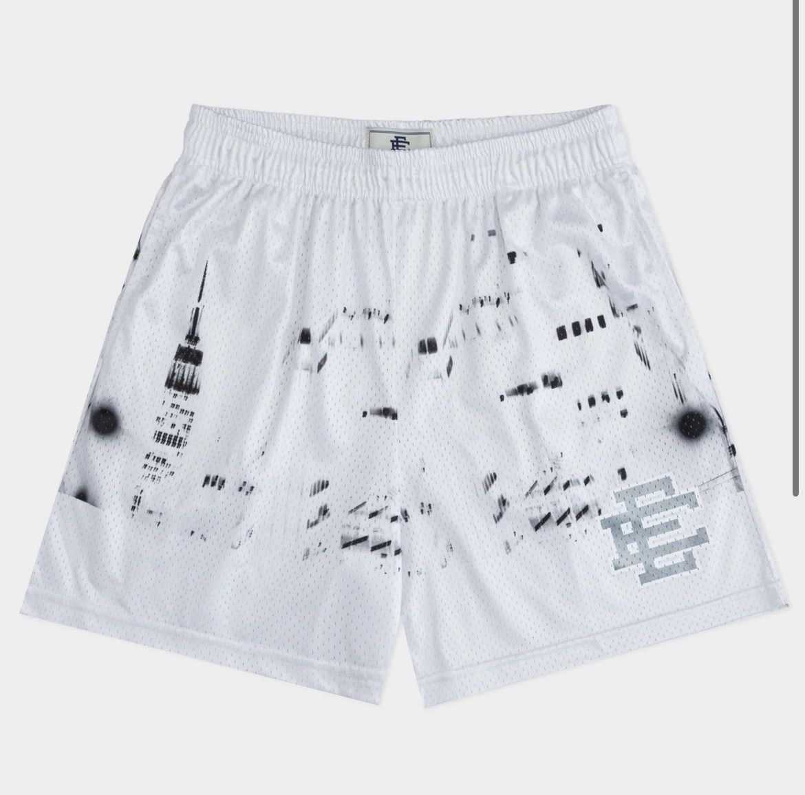 Eric Emanuel Eric Emanuel EE NYC skyline white shorts small Size US 28 / EU 44 - 1 Thumbnail