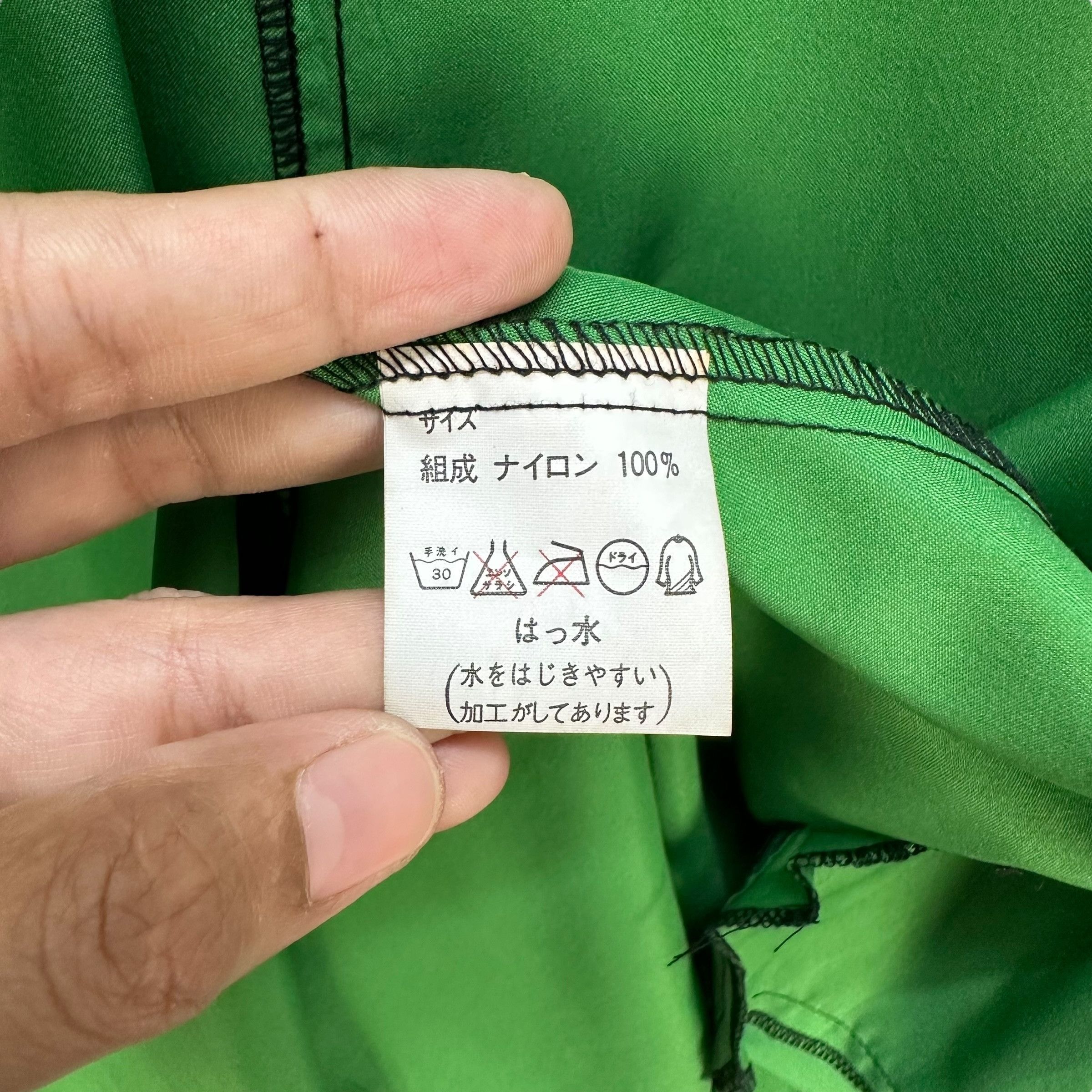 Fiorucci FLORUCCI Big Logo Detachable Hooded Green Overcoat #A45-1042 Size ONE SIZE - 12 Thumbnail