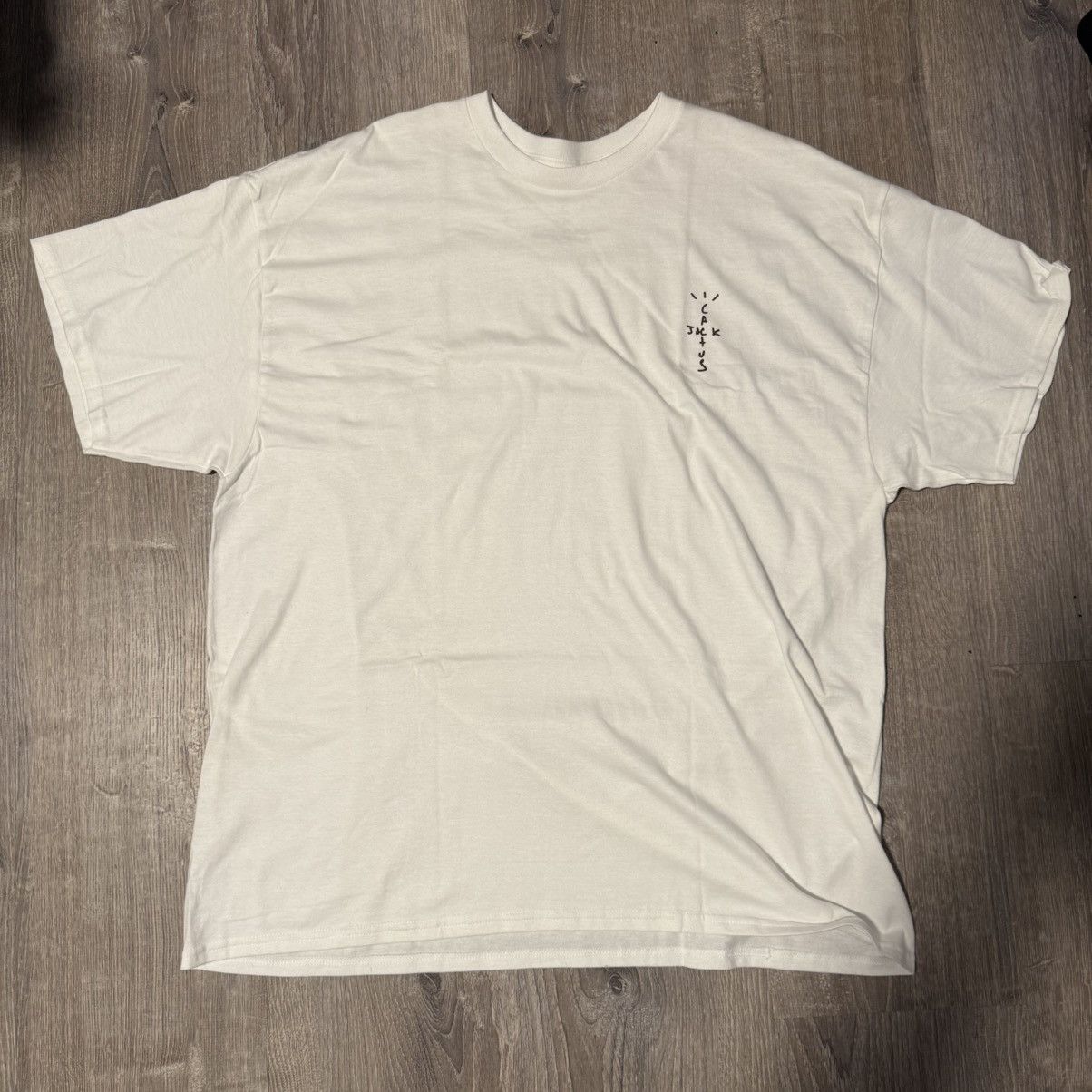 Travis Scott TRAVIS SCOTT CJ WHITE T-SHIRT SIZE XXL Size US XXL / EU 58 / 5 - 1 Thumbnail