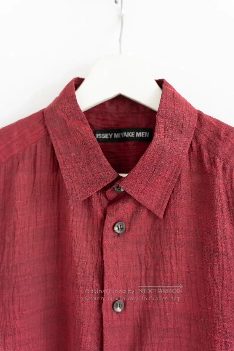 Issey Miyake Issey Miyake Crinkle Texture Ramie Shirt Size US S / EU 44-46 / 1 - 3 Thumbnail