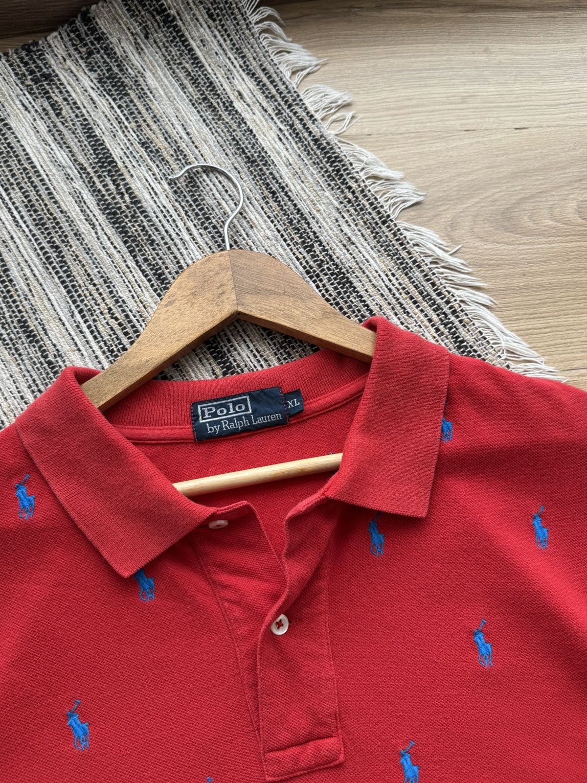 Polo Ralph Lauren POLO RALPH LAUREN MONOGRAM LOGO RED RELAXED POLO T-SHIRT Size US XL / EU 56 / 4 - 6 Thumbnail