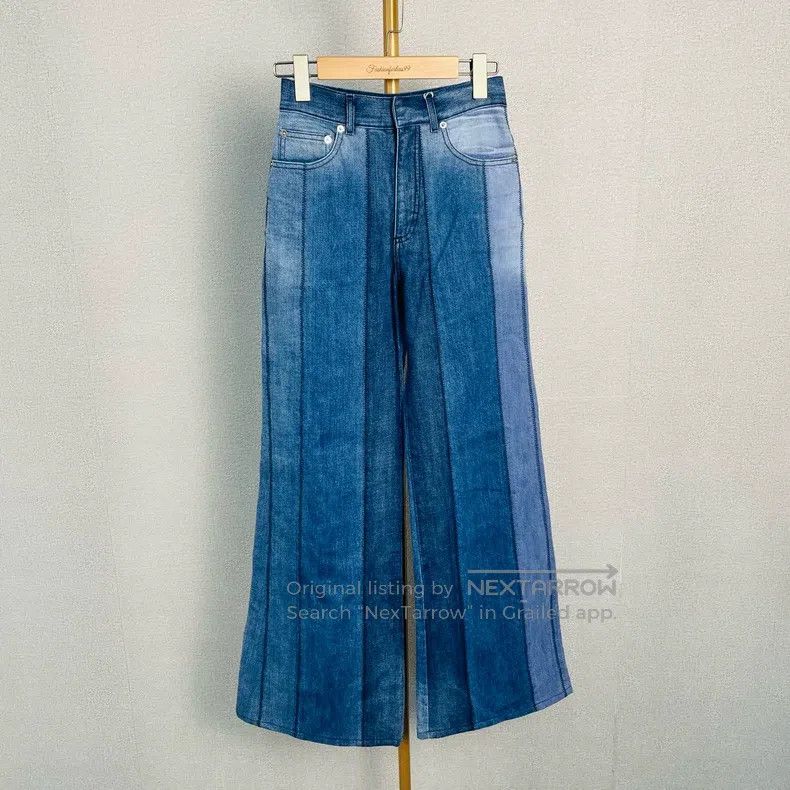 Dior Dior Colour-blocked striped gradient jeans Size 42" / US 20 - 1 Thumbnail