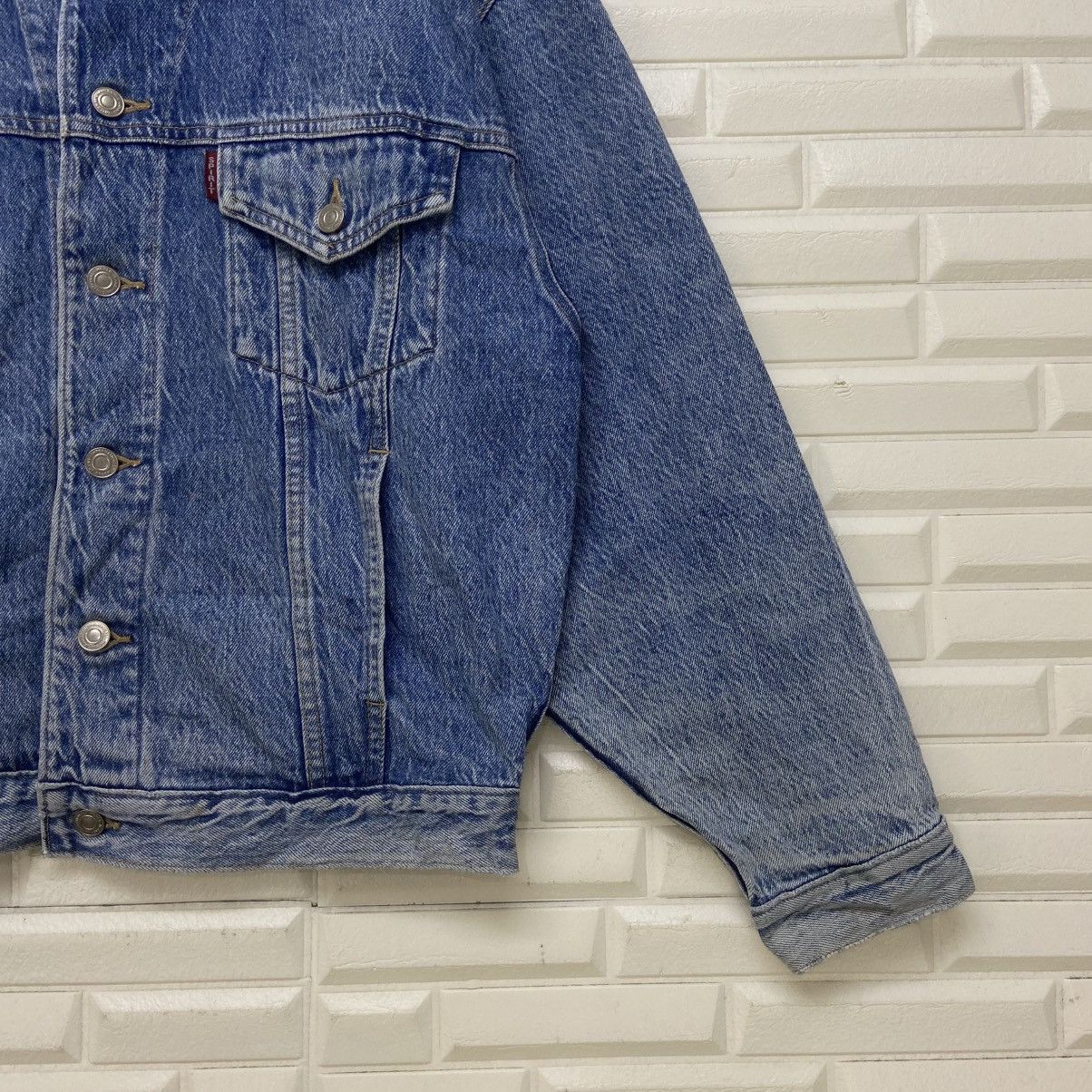 Big John Vintage Big John Spirit Stone Wash Denim Trucker Jacket Size US S / EU 44-46 / 1 - 5 Thumbnail