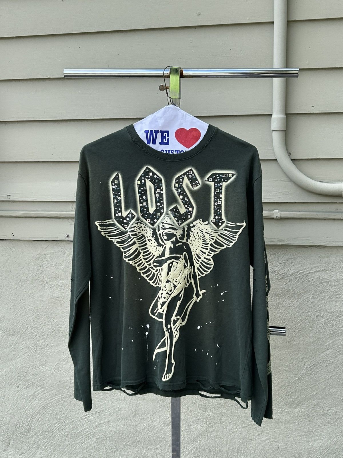 LOST INTRICACY Lost intricacy green emerald angel long sleeve Size US M / EU 48-50 / 2 - 1 Thumbnail