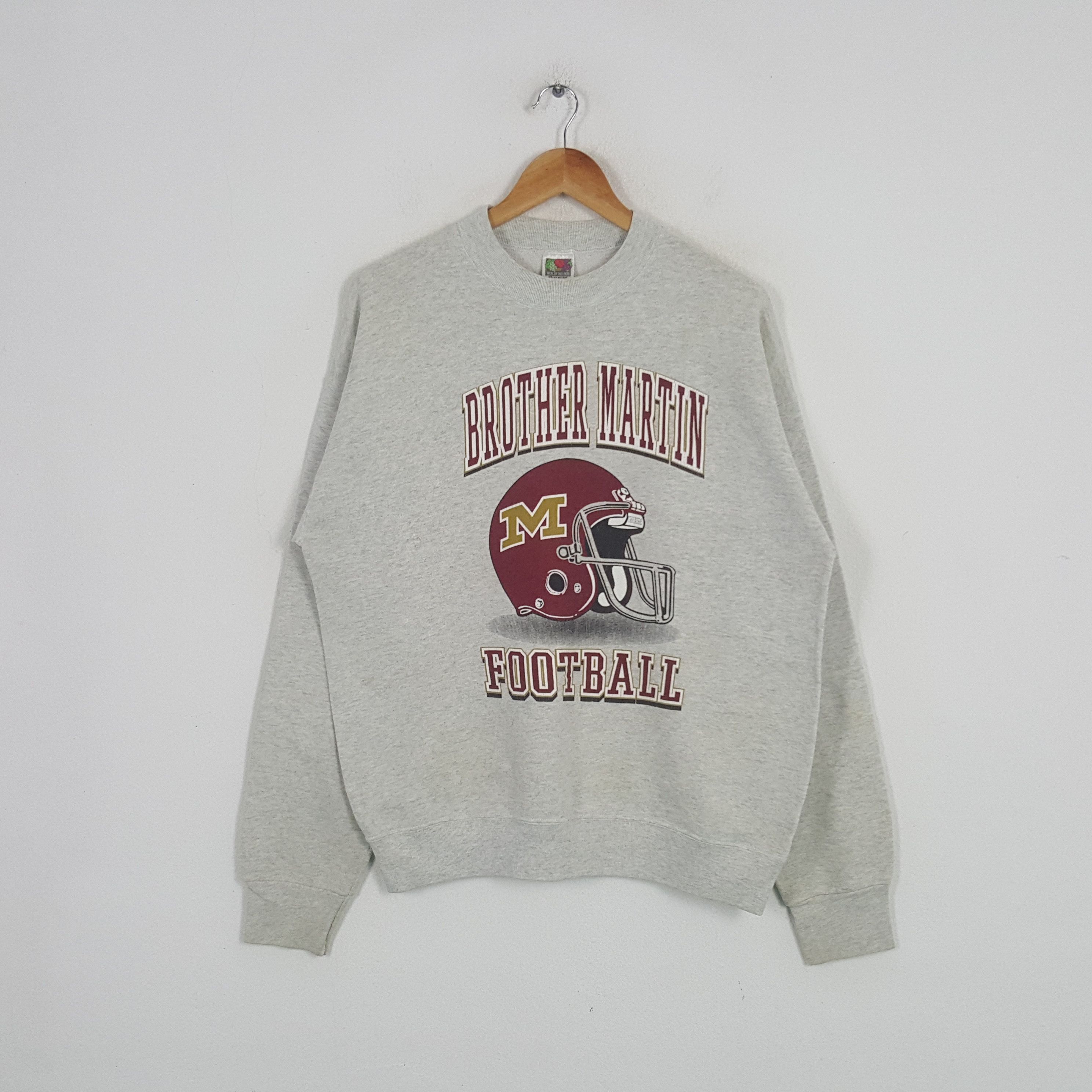 NFL × Vintage Vintage Brother Martin American Football Team Sweatshirt Size US L / EU 52-54 / 3 - 1 Thumbnail