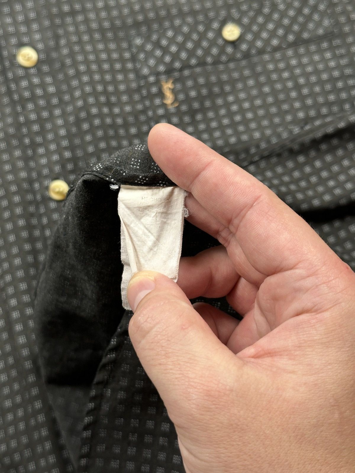 Yves Saint Laurent Lux YSL Shirt Cotton Yves Saint Laurent Summer Shirtsleeve Size US XL / EU 56 / 4 - 7 Thumbnail