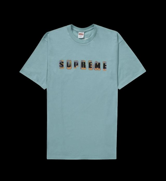 Supreme Supreme Stencil Tee Teal Brand New Size XL X-Large New