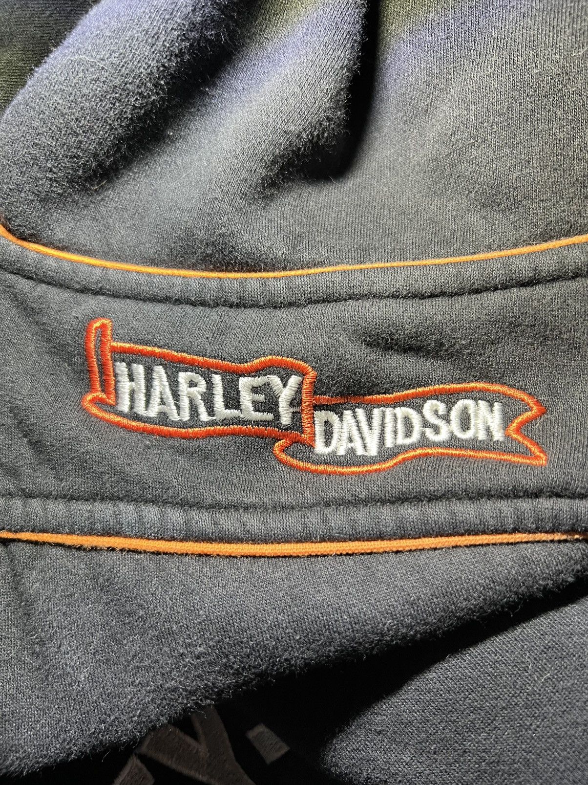 Harley Davidson × Vintage Harley Davidson Racing vintage zip-up hoodie Size US XL / EU 56 / 4 - 4 Thumbnail