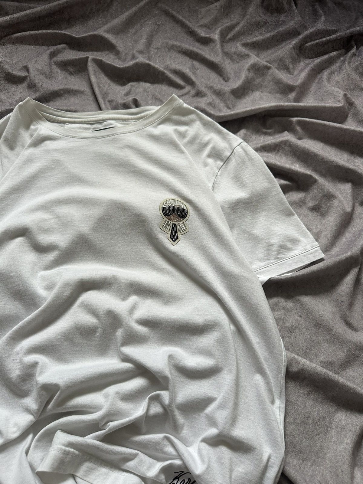 Fendi Fendi X Karl Lagerfeld Karl Lover White Tee T-shirt Size US L / EU 52-54 / 3 - 4 Thumbnail