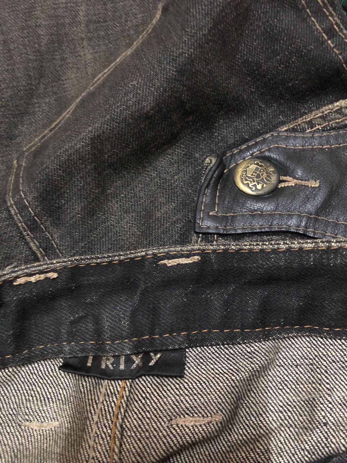 If Six Was Nine × Japanese Brand × Le Grande Bleu (L.G.B.) Trixy Super Black Boot Cut Denim Pants Size US 31 - 3 Thumbnail