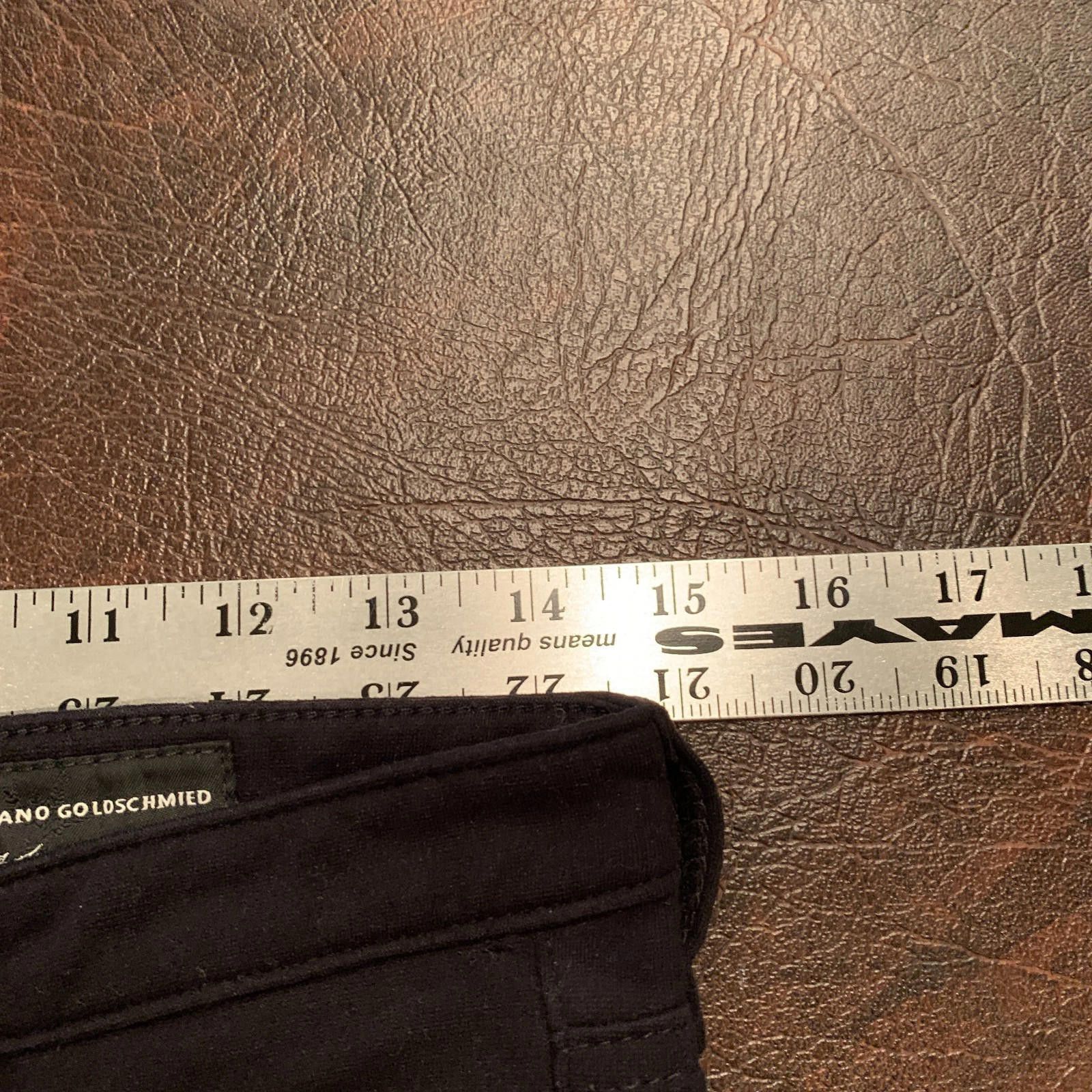 AG Adriano Goldschmied AG Womens Black The Legging Super Skinny Fit Jean (375) Size 30" / US 8 / IT 44 - 6 Thumbnail