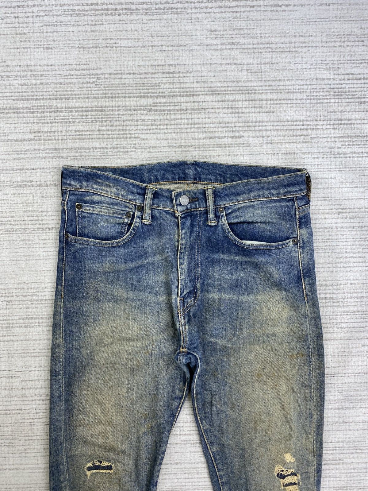 Levi's Vintage Levi’s 519 Distressed Denim Pants Size US 31 - 5 Thumbnail